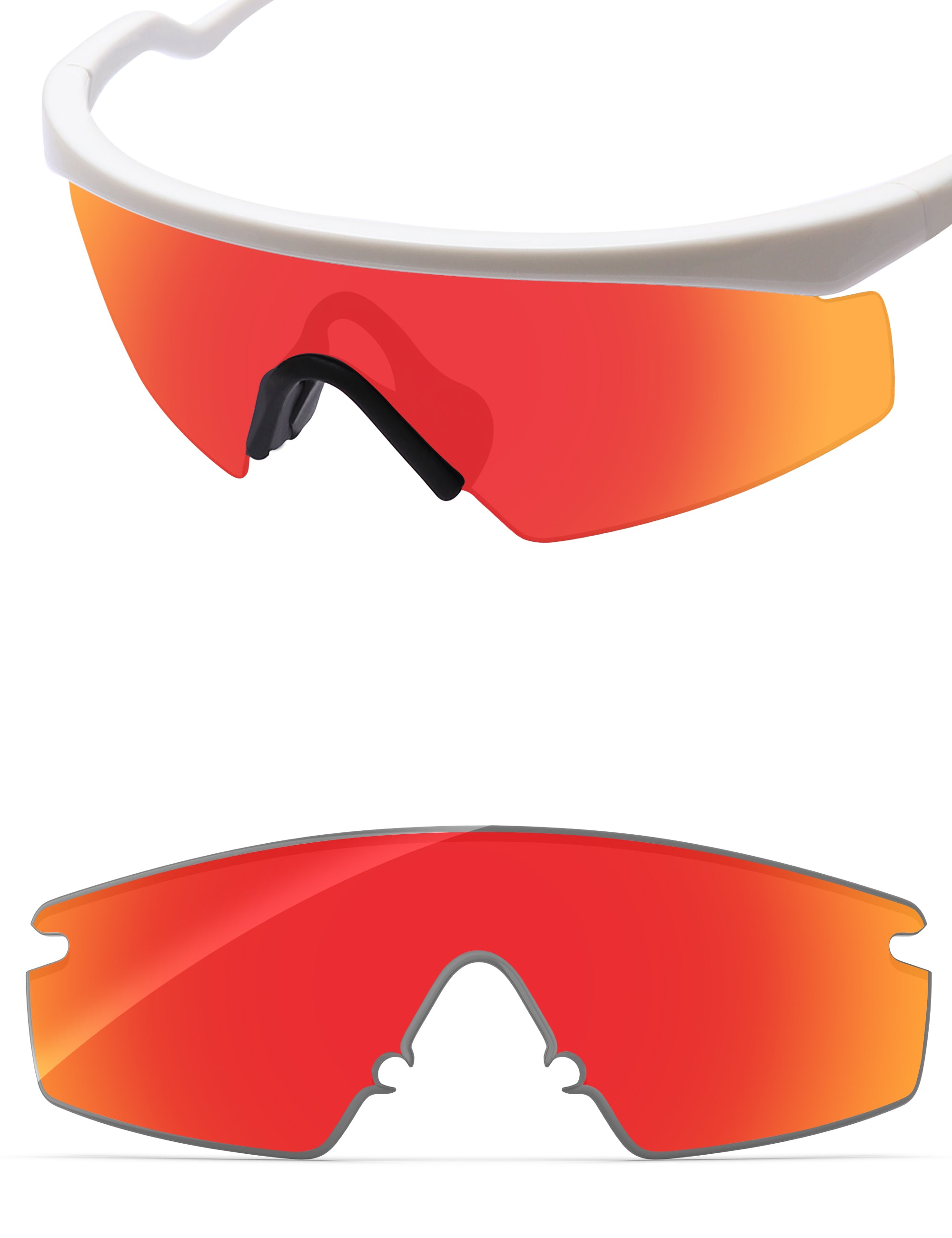 Fire Red FlashMirror™-Non-Polarized