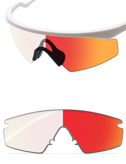 Fire Red FlashMirror™ Photochromic-Non-Polarized