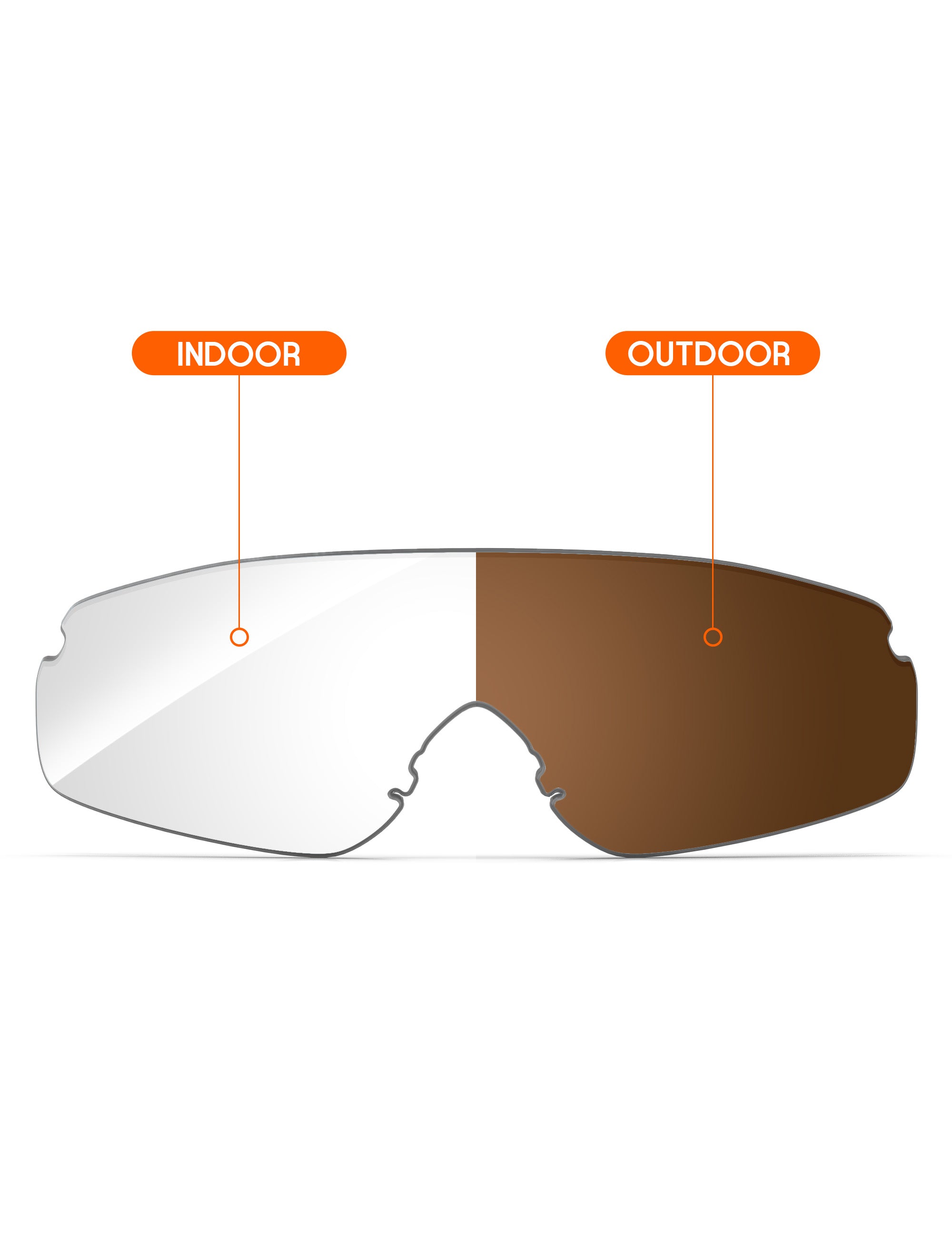 Adapt Brown Photochromic-Non-Polarized