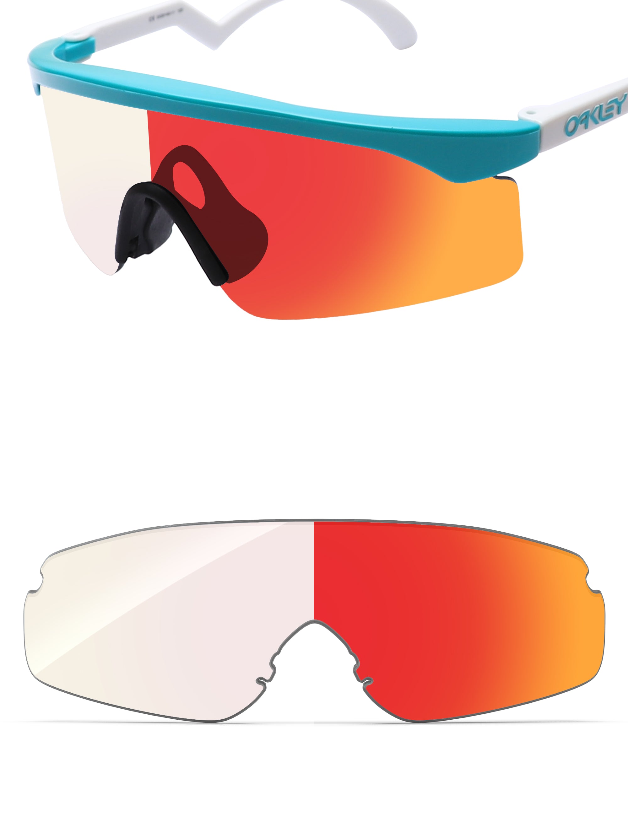 Fire Red FlashMirror™ Photochromic-Non-Polarized