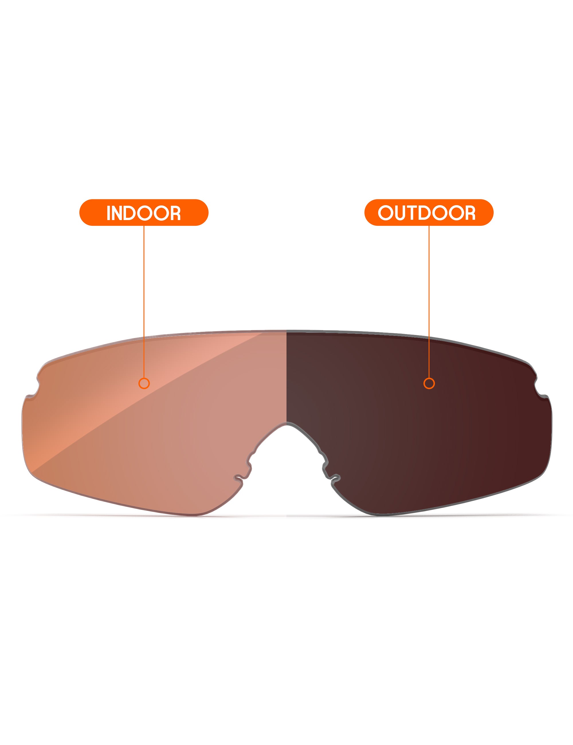 Orange Tint Photochromic-Non-Polarized