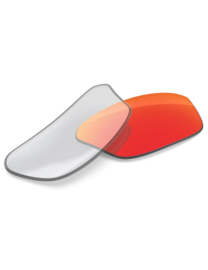 Fire Red FlashMirror™ Photochromic-Non-Polarized
