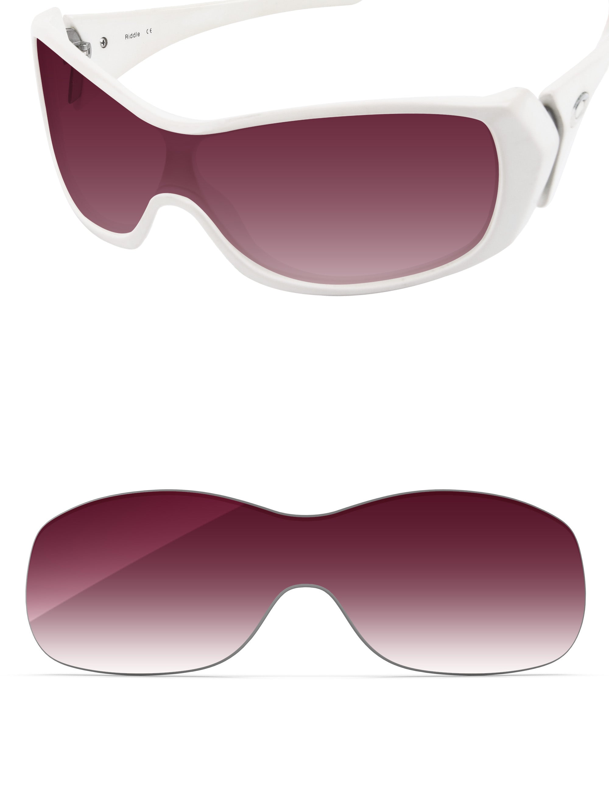 Wine Red Gradient-Non-Polarized