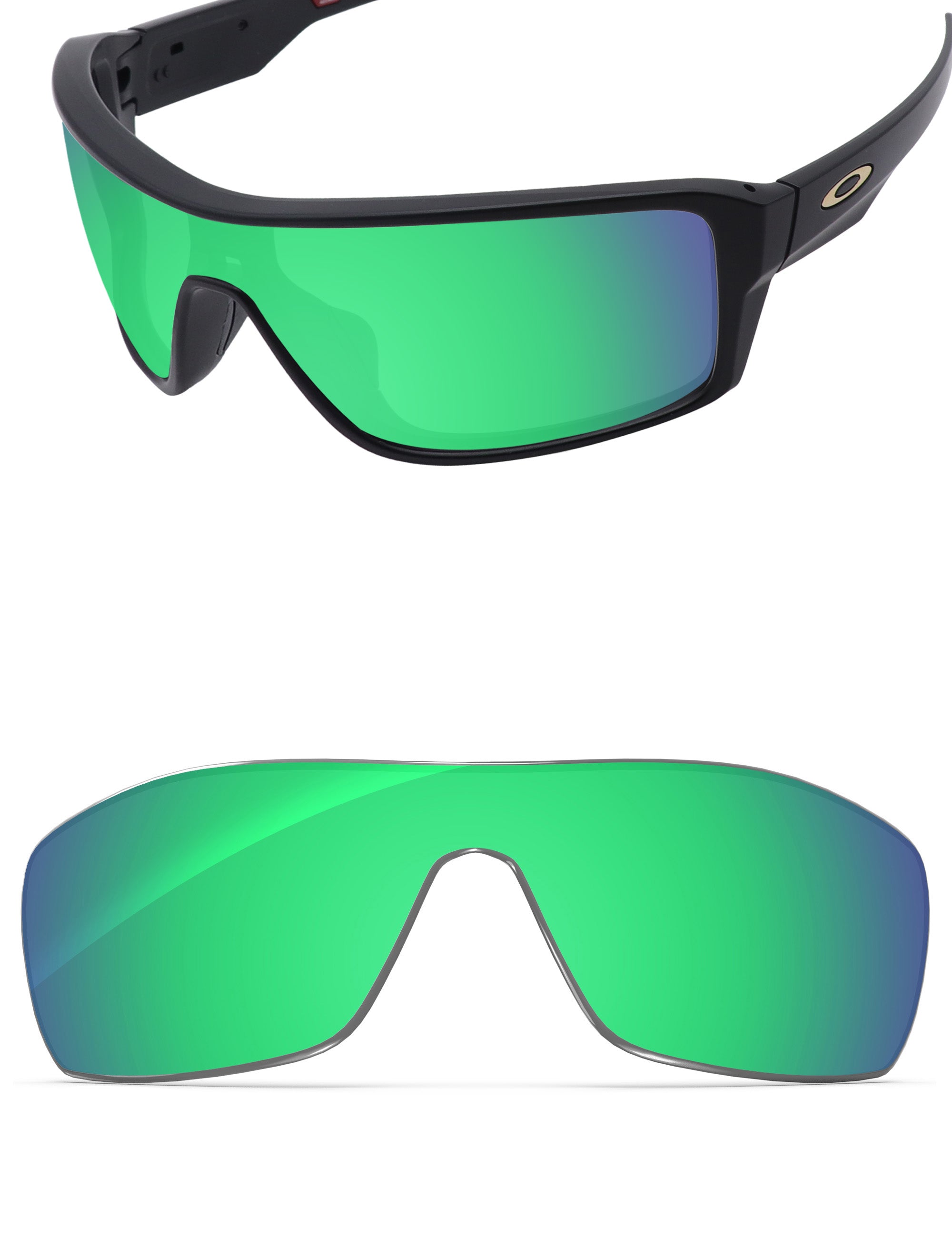 Emerald Green FlashMirror™-Non-Polarized