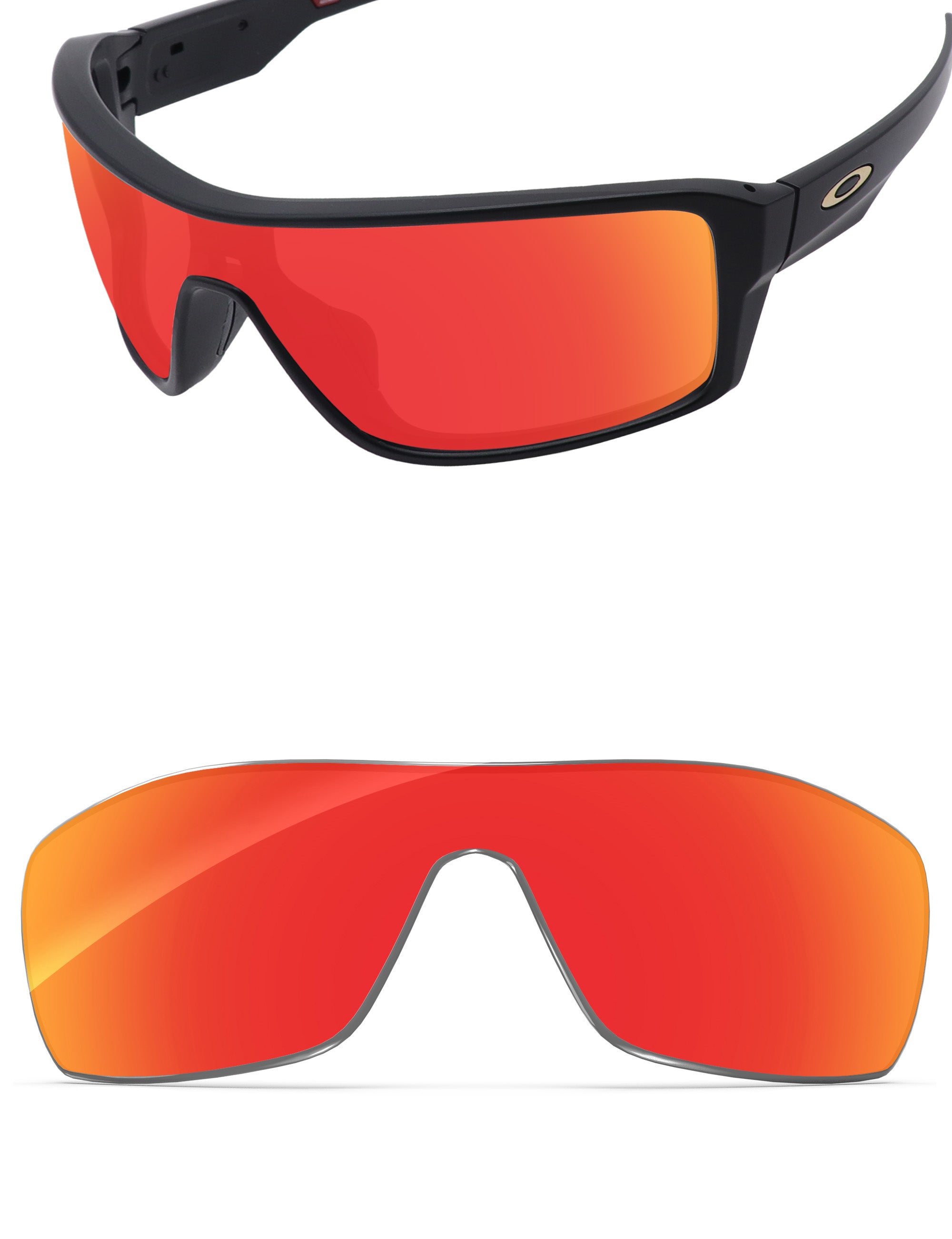 Fire Red FlashMirror™-Non-Polarized