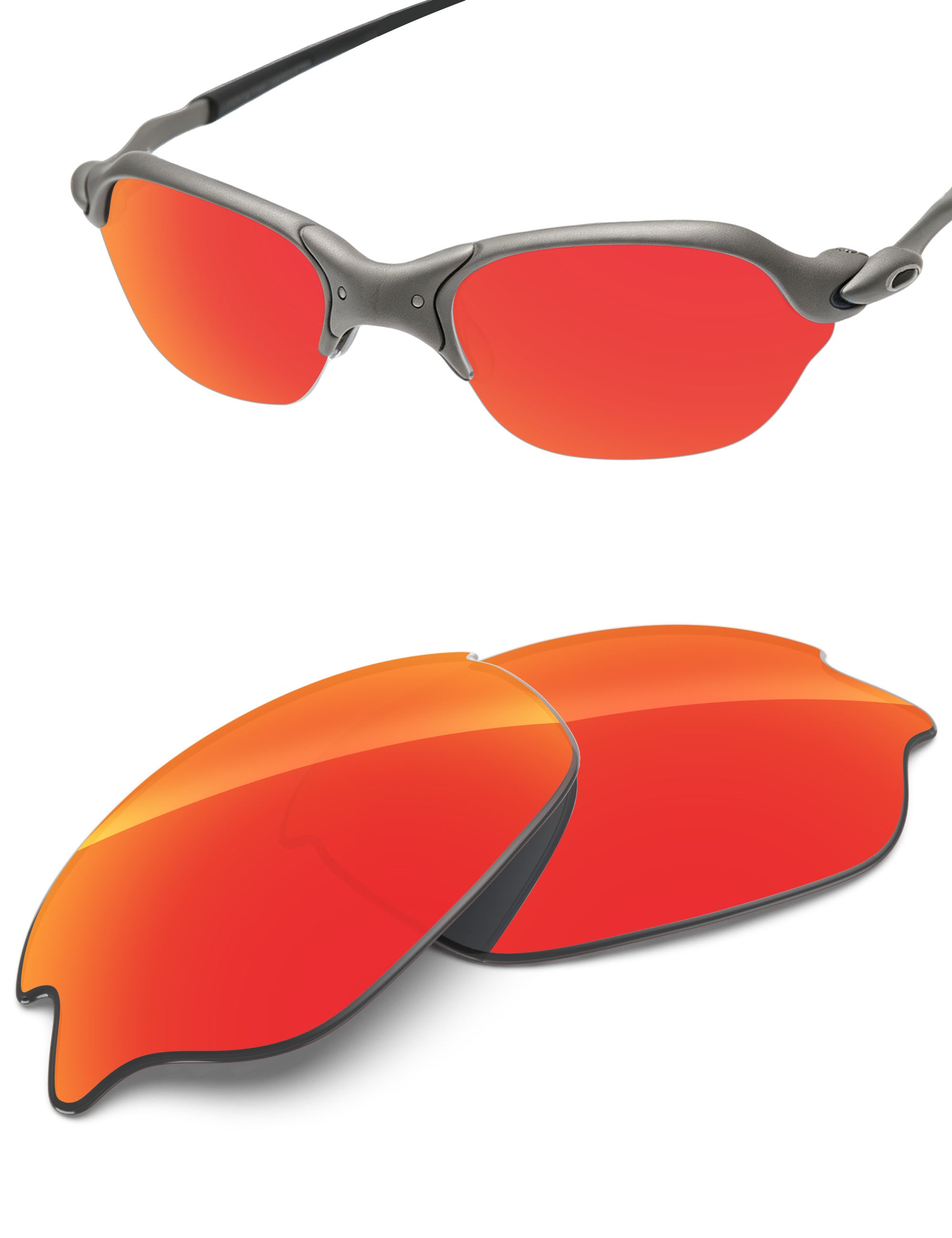 Fire Red FlashMirror™-Non-Polarized