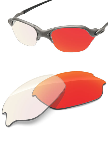 Fire Red FlashMirror™ Photochromic-Non-Polarized