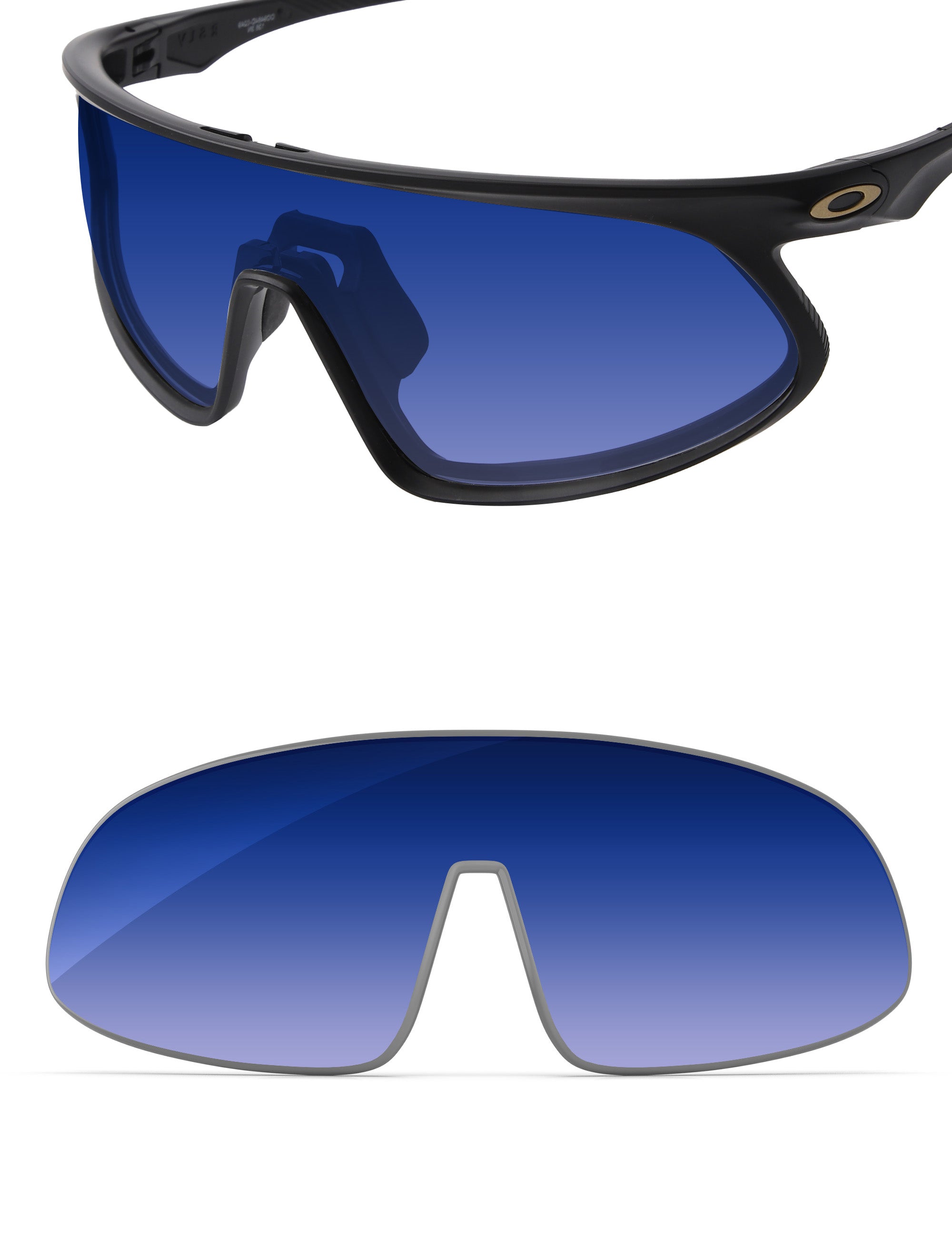 Aqua Blue Gradient-Non-Polarized
