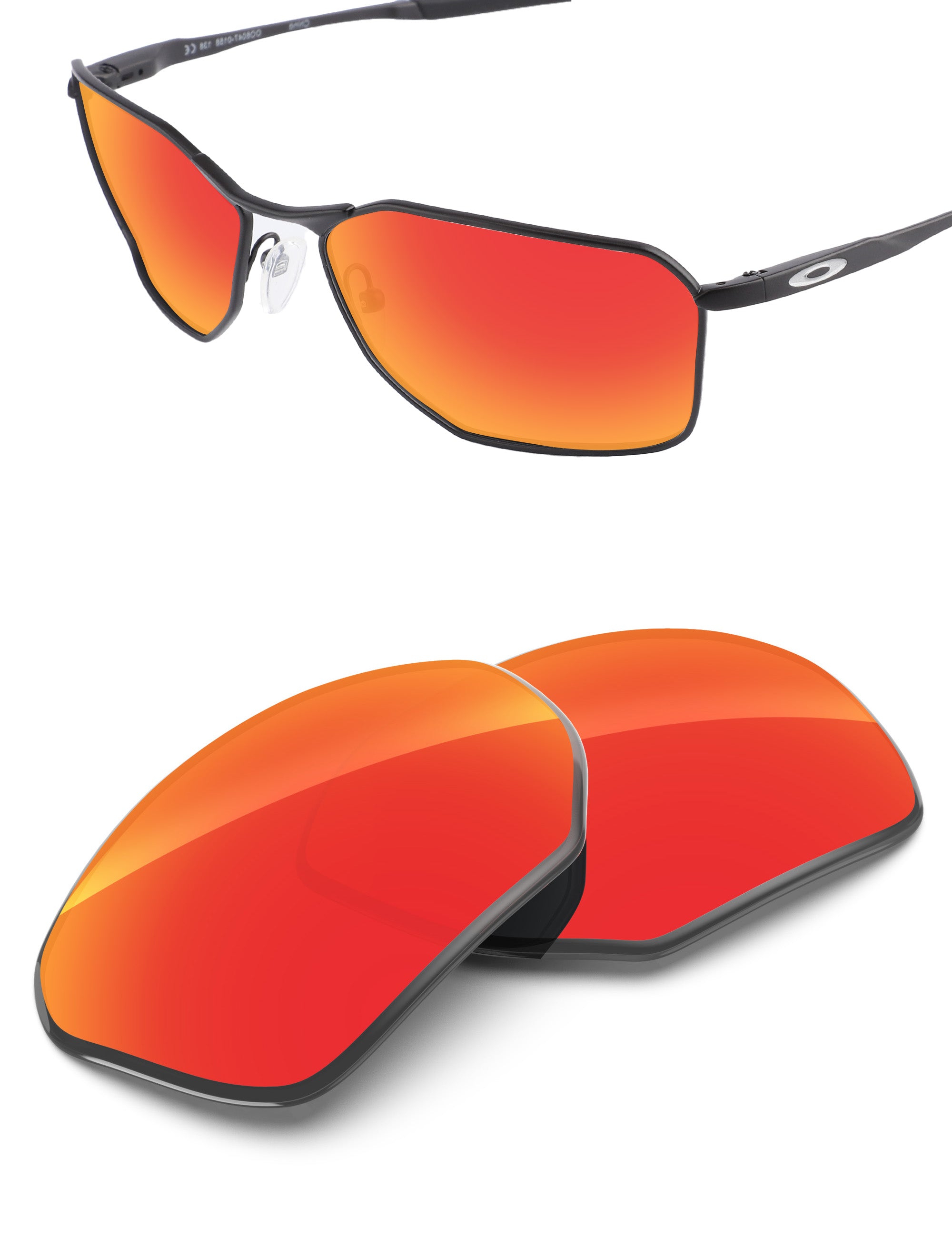 Fire Red FlashMirror™-Non-Polarized