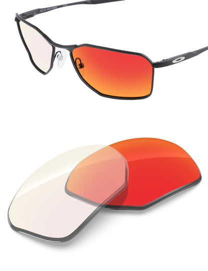 Fire Red FlashMirror™ Photochromic-Non-Polarized