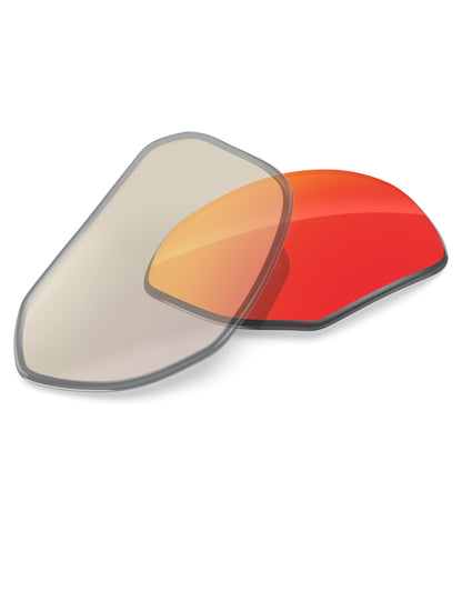 Fire Red FlashMirror™ Photochromic-Non-Polarized