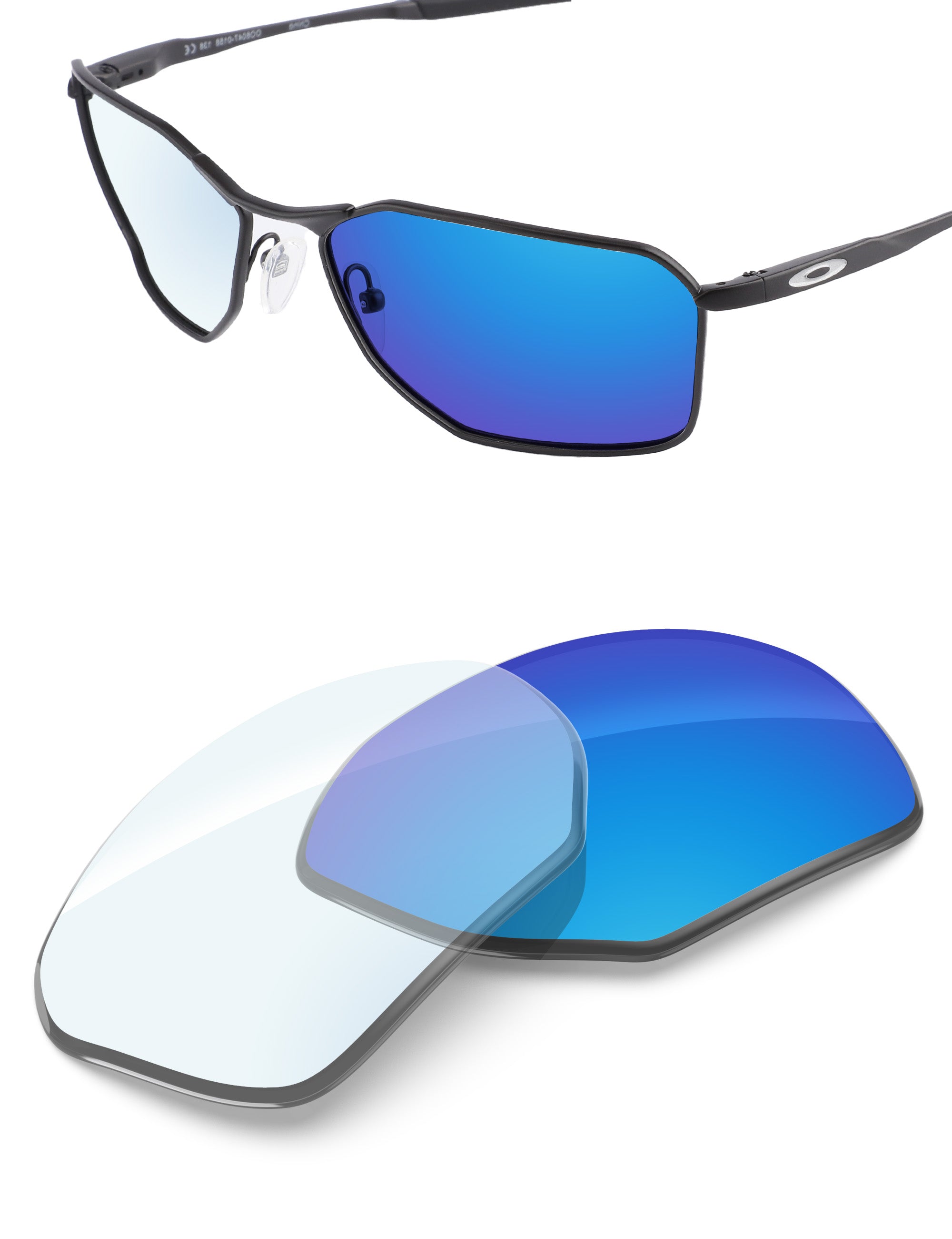 Sky Blue FlashMirror™ Photochromic-Non-Polarized