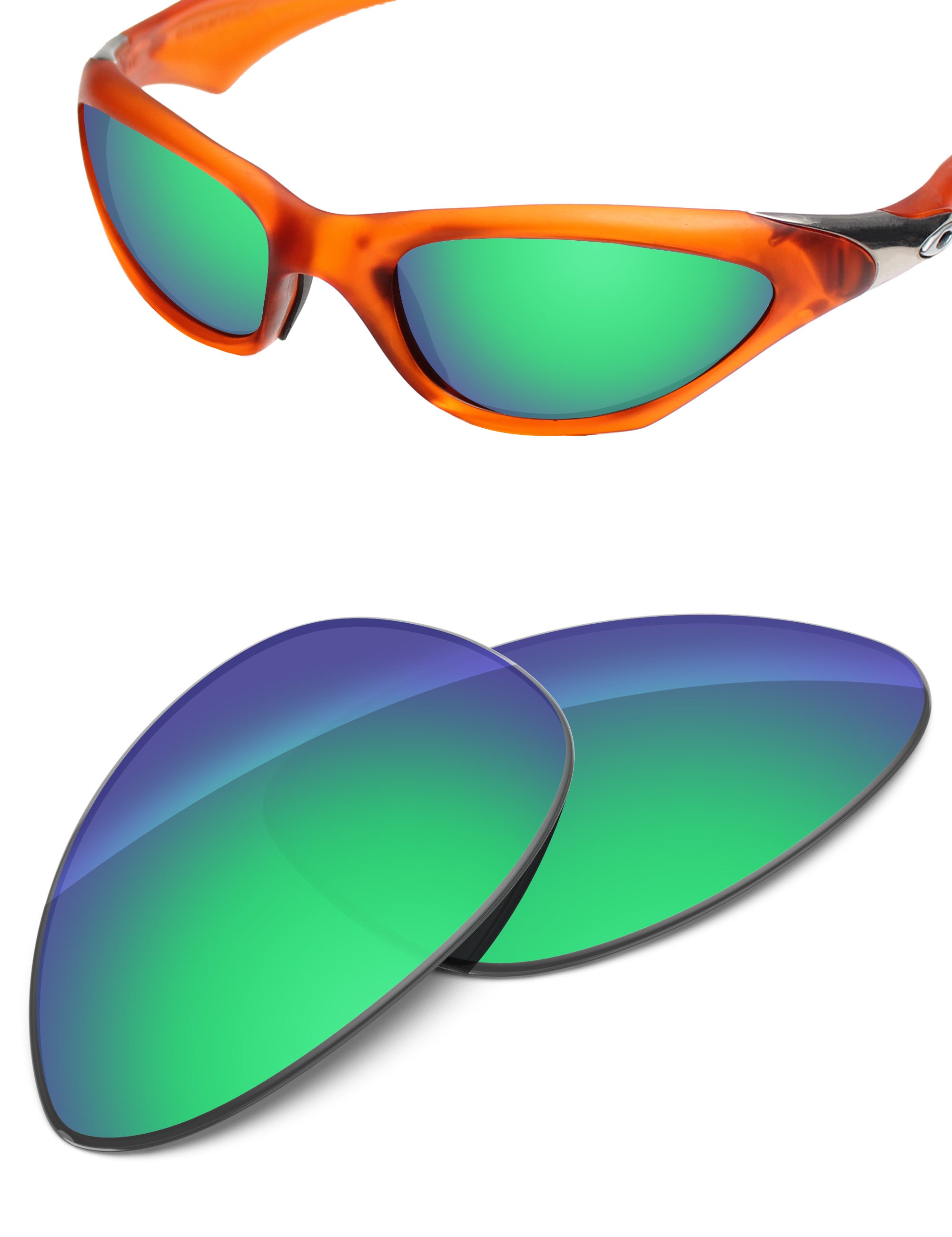 Emerald Green FlashMirror™-Non-Polarized