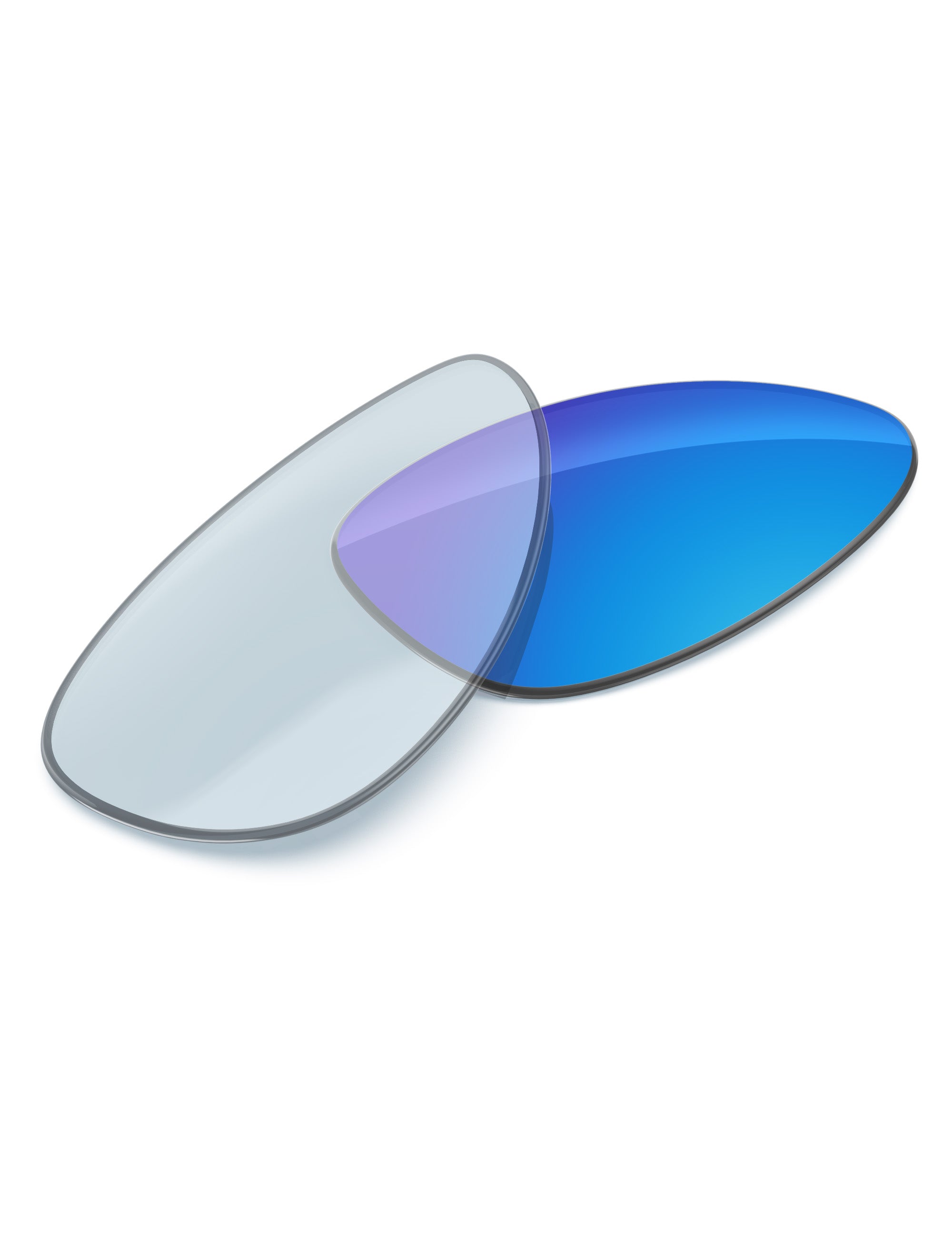 Sky Blue FlashMirror™ Photochromic-Non-Polarized
