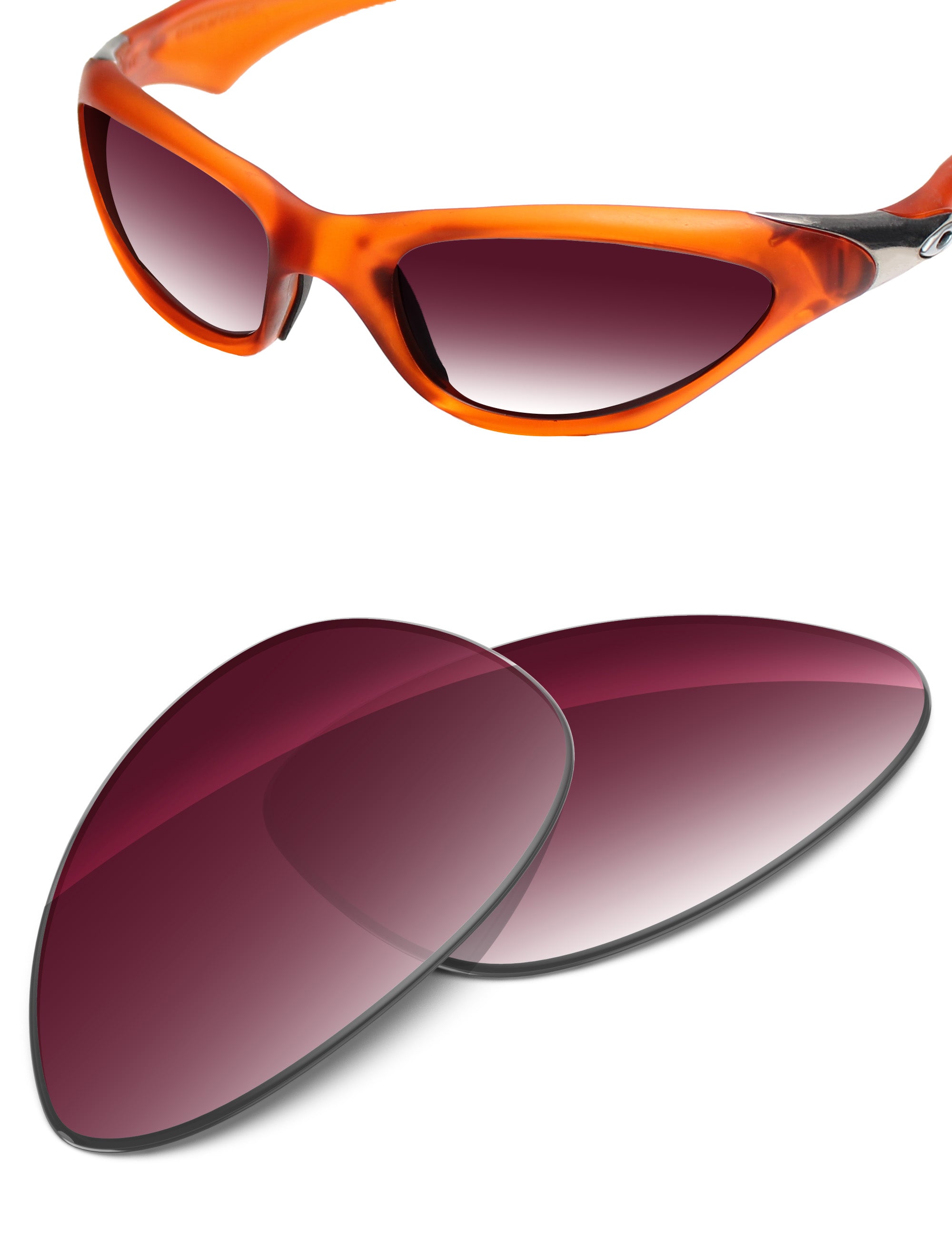 Wine Red Gradient-Non-Polarized