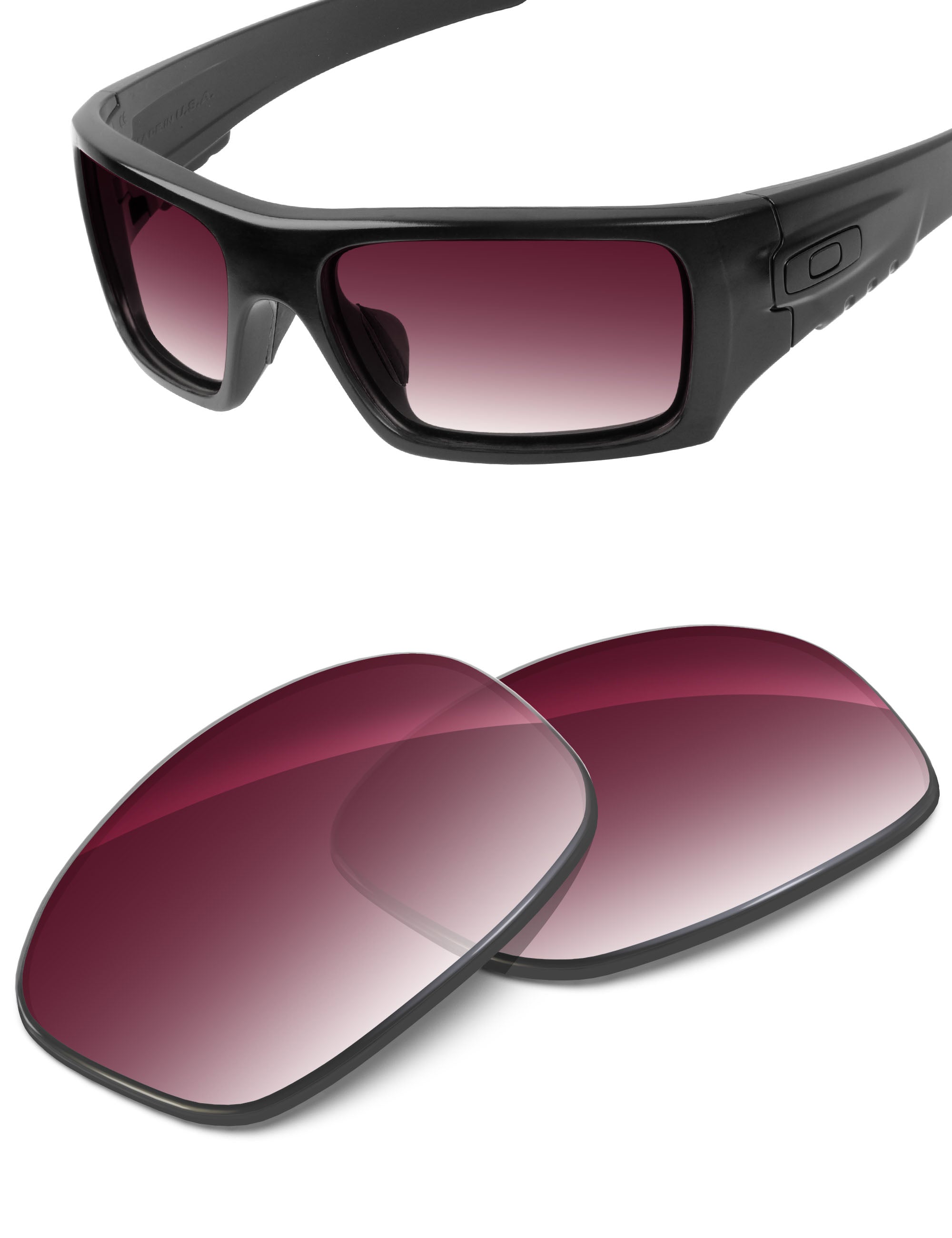 Wine Red Gradient-Non-Polarized