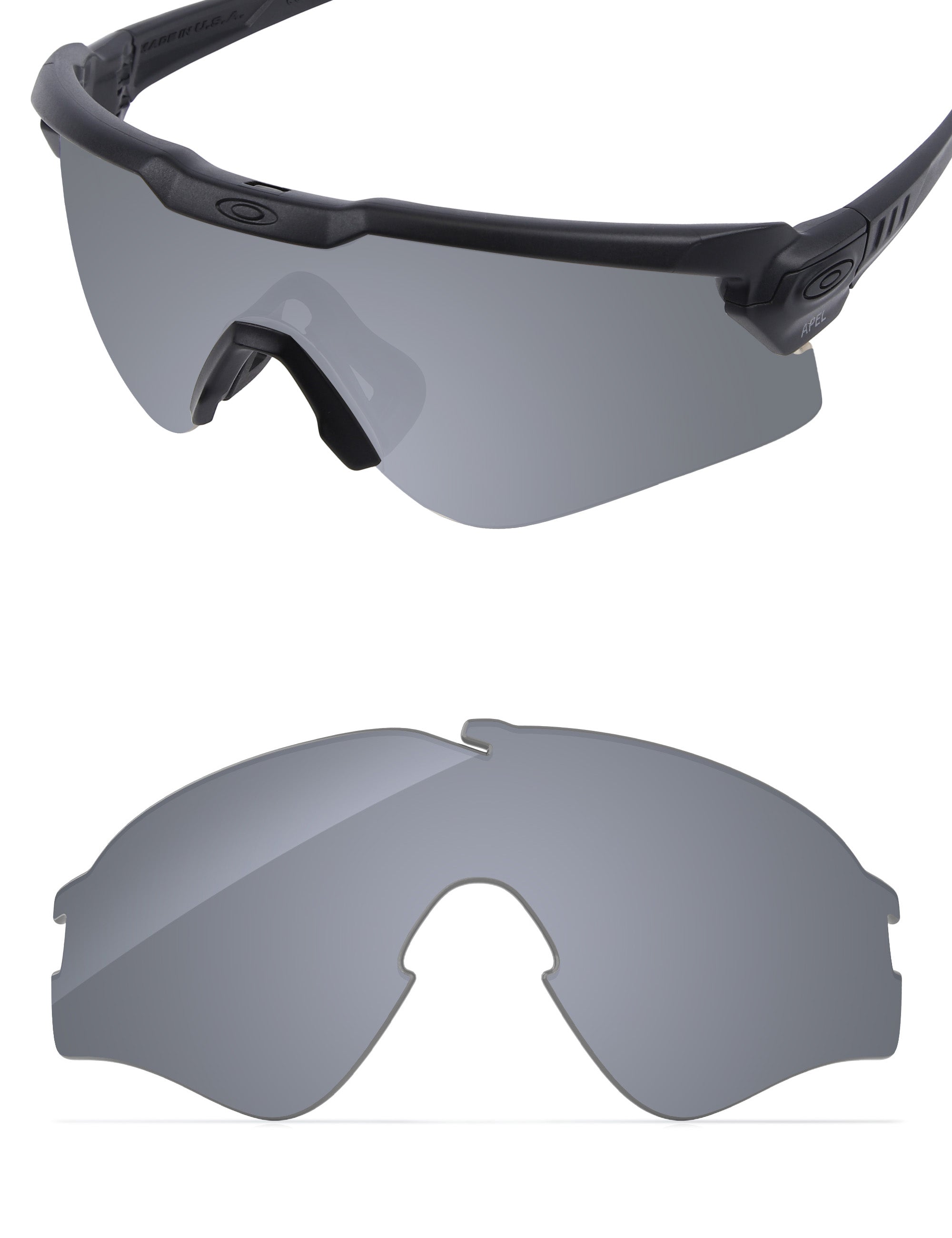 Silver Metallic FlashMirror™-Non-Polarized