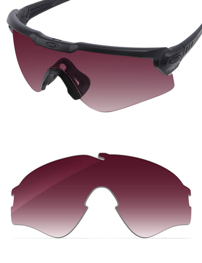 Wine Red Gradient-Non-Polarized