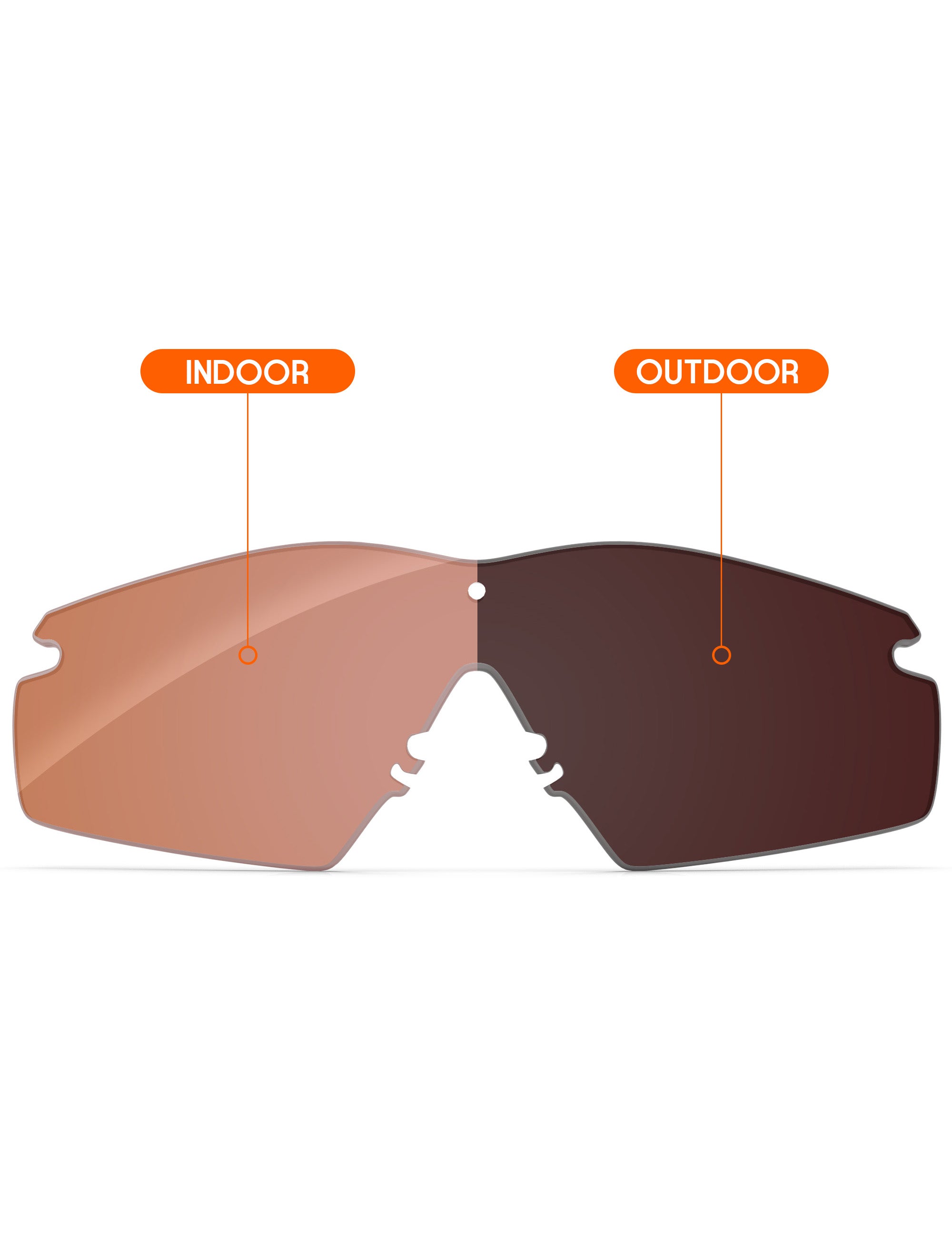 Orange Tint Photochromic-Non-Polarized