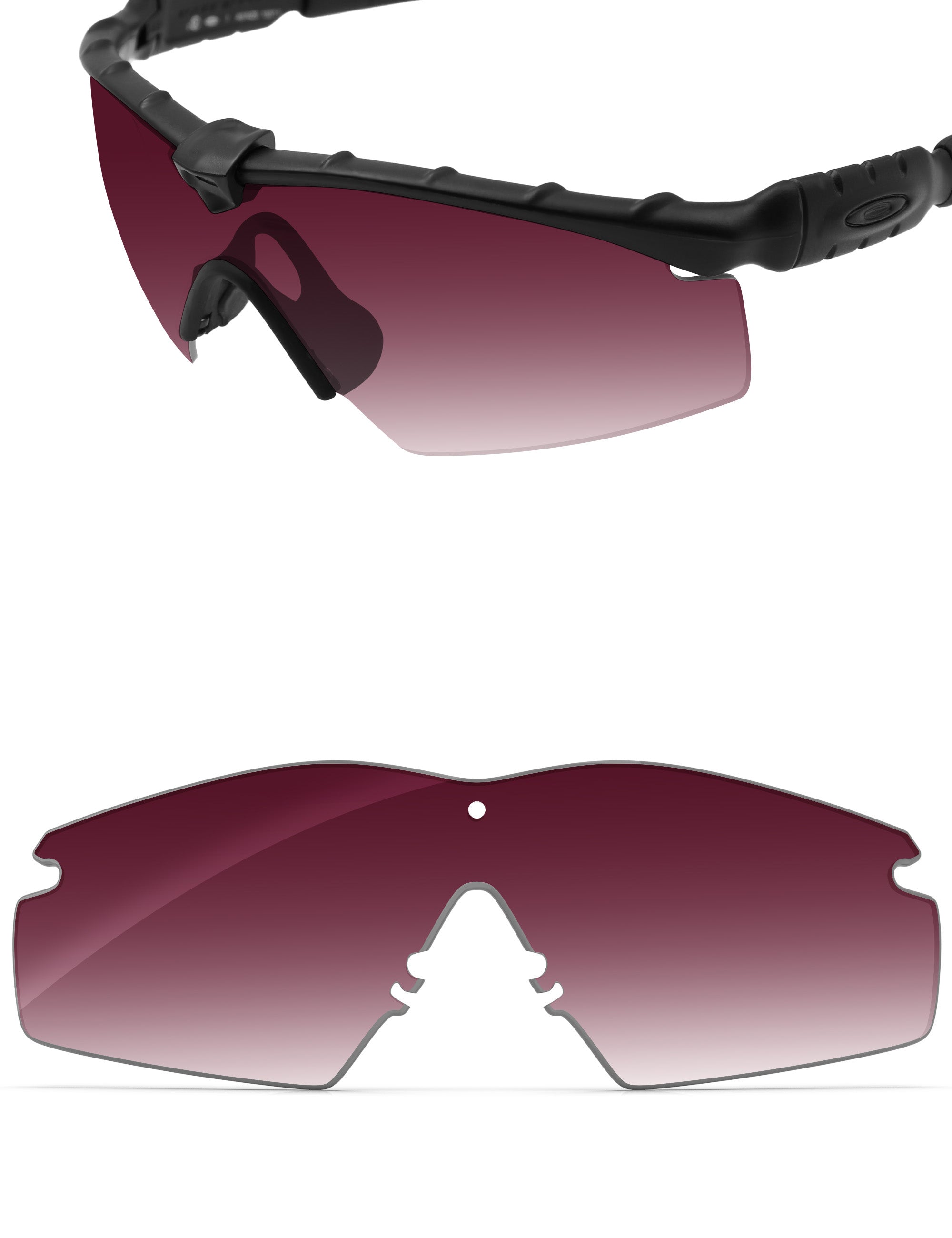 Wine Red Gradient-Non-Polarized