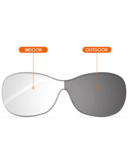 Adapt Gray Photochromic Blue Light Blocking-Non-Polarized