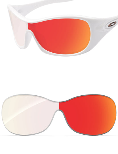 Fire Red FlashMirror™ Photochromic-Non-Polarized