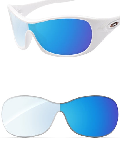 Sky Blue FlashMirror™ Photochromic-Non-Polarized