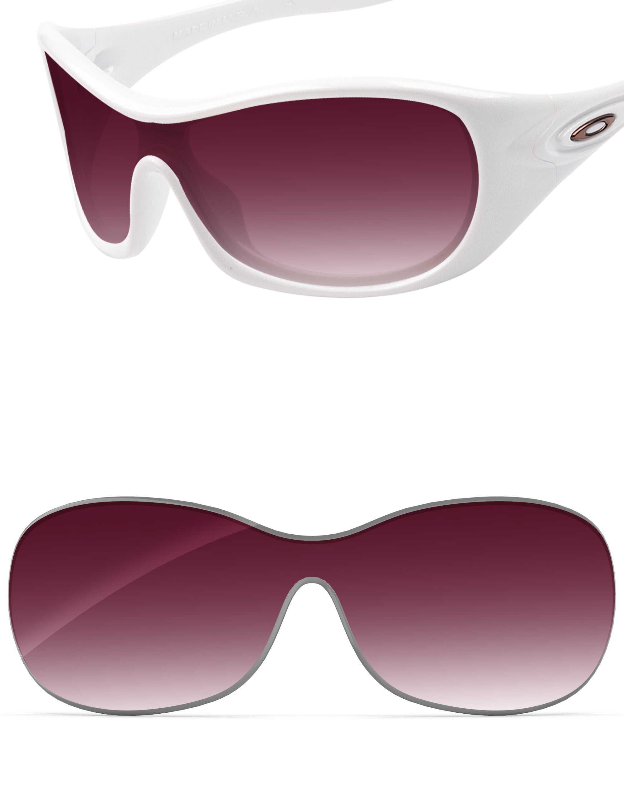 Wine Red Gradient-Non-Polarized