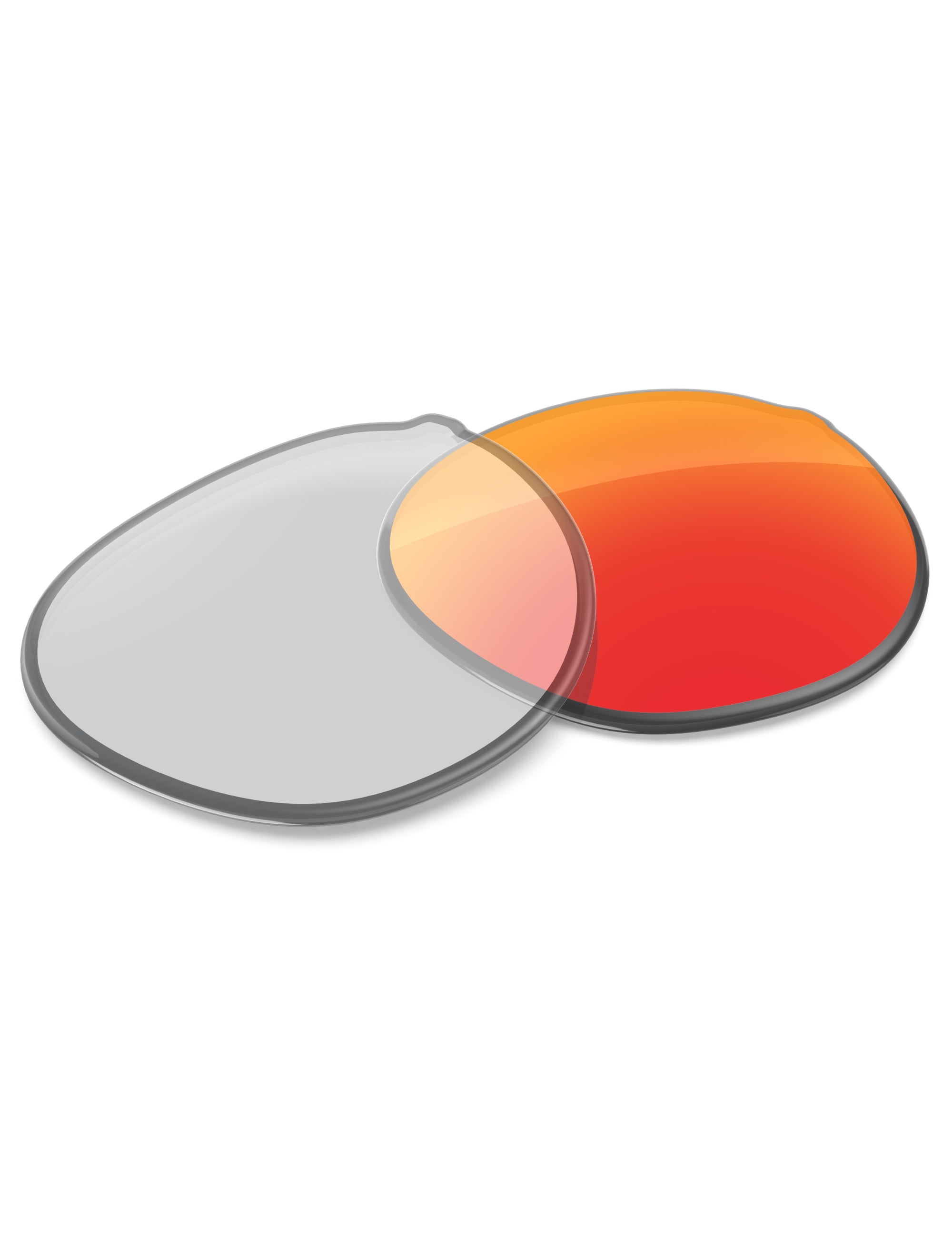 Fire Red FlashMirror™ Photochromic-Non-Polarized