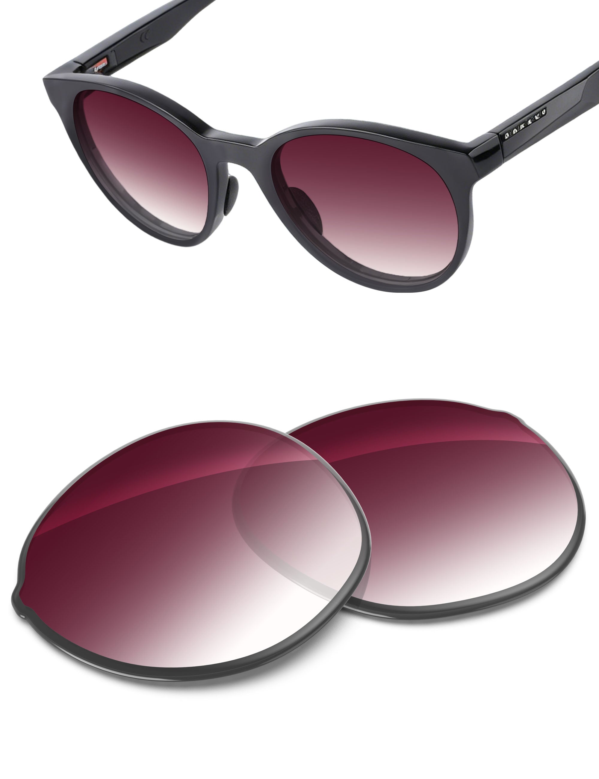 Wine Red Gradient-Non-Polarized