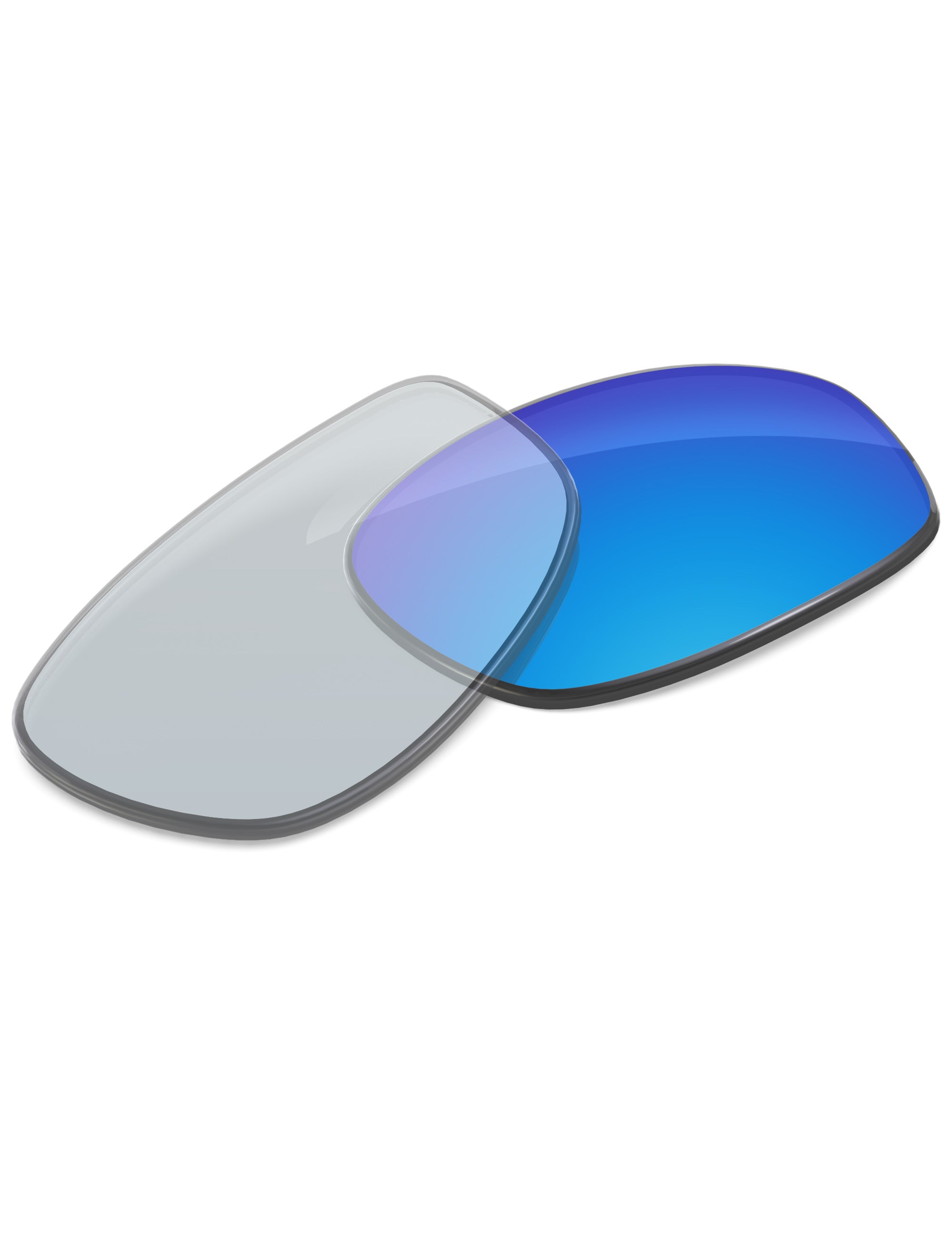 Sky Blue FlashMirror™ Photochromic-Non-Polarized