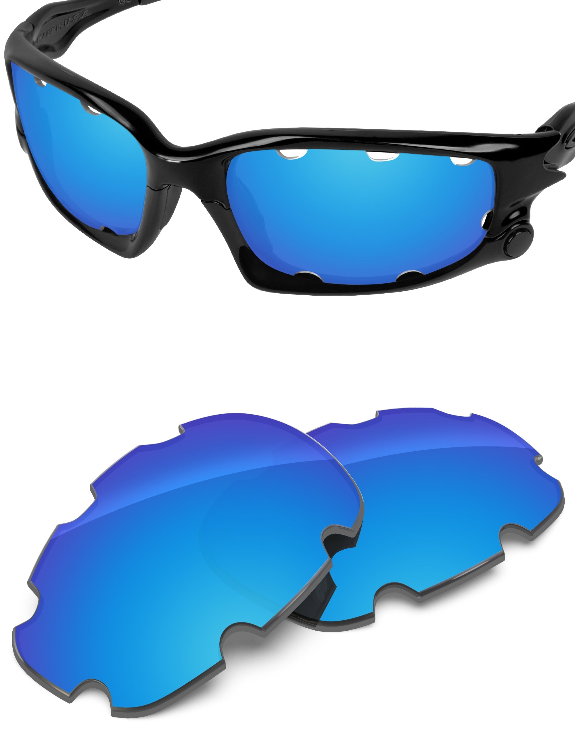 Sky Blue FlashMirror™-Non-Polarized