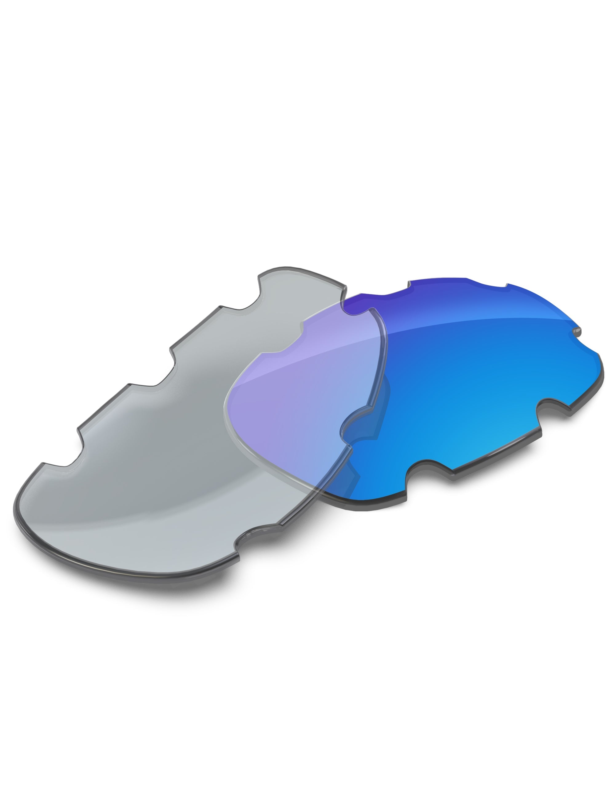 Sky Blue FlashMirror™ Photochromic-Non-Polarized