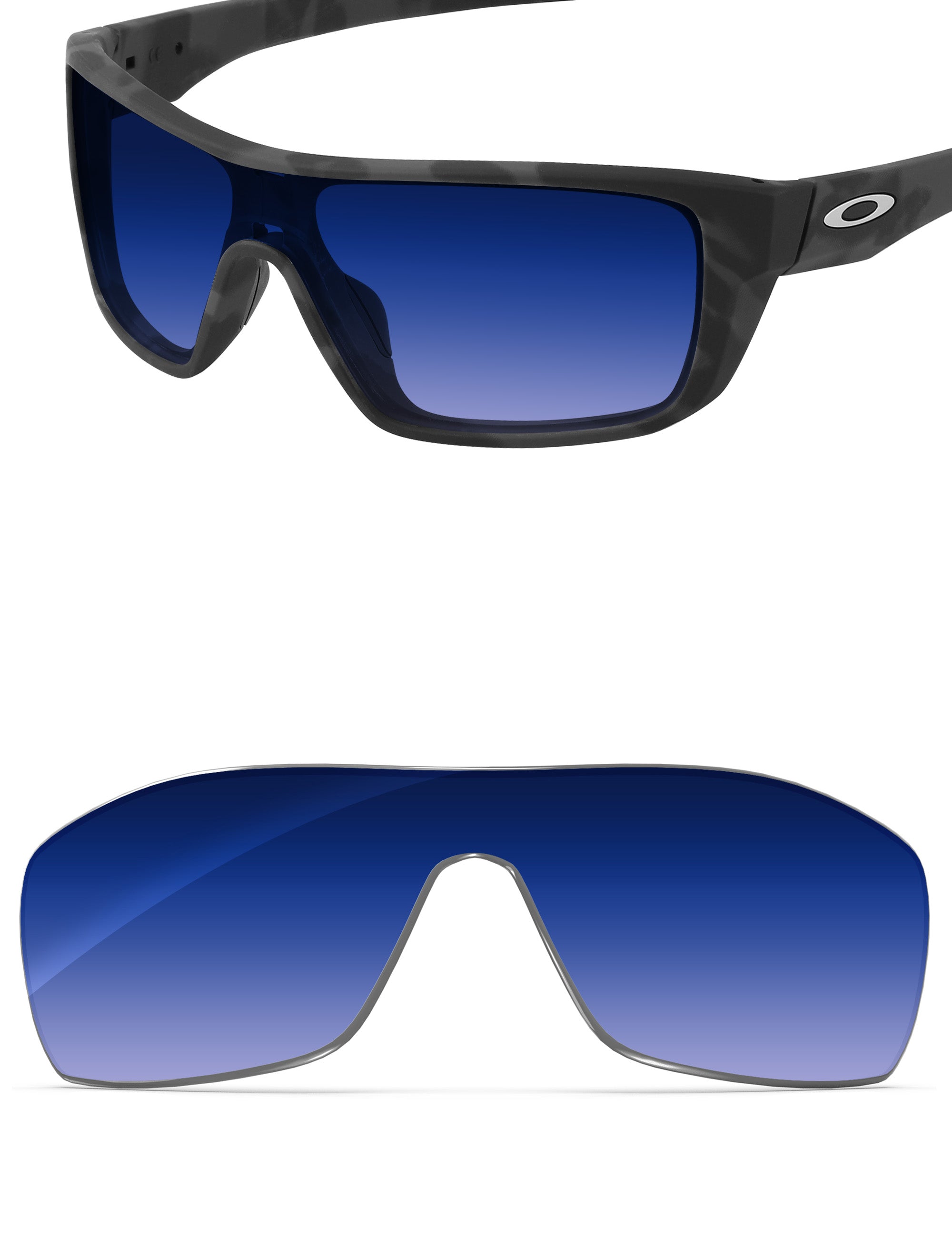 Aqua Blue Gradient-Non-Polarized