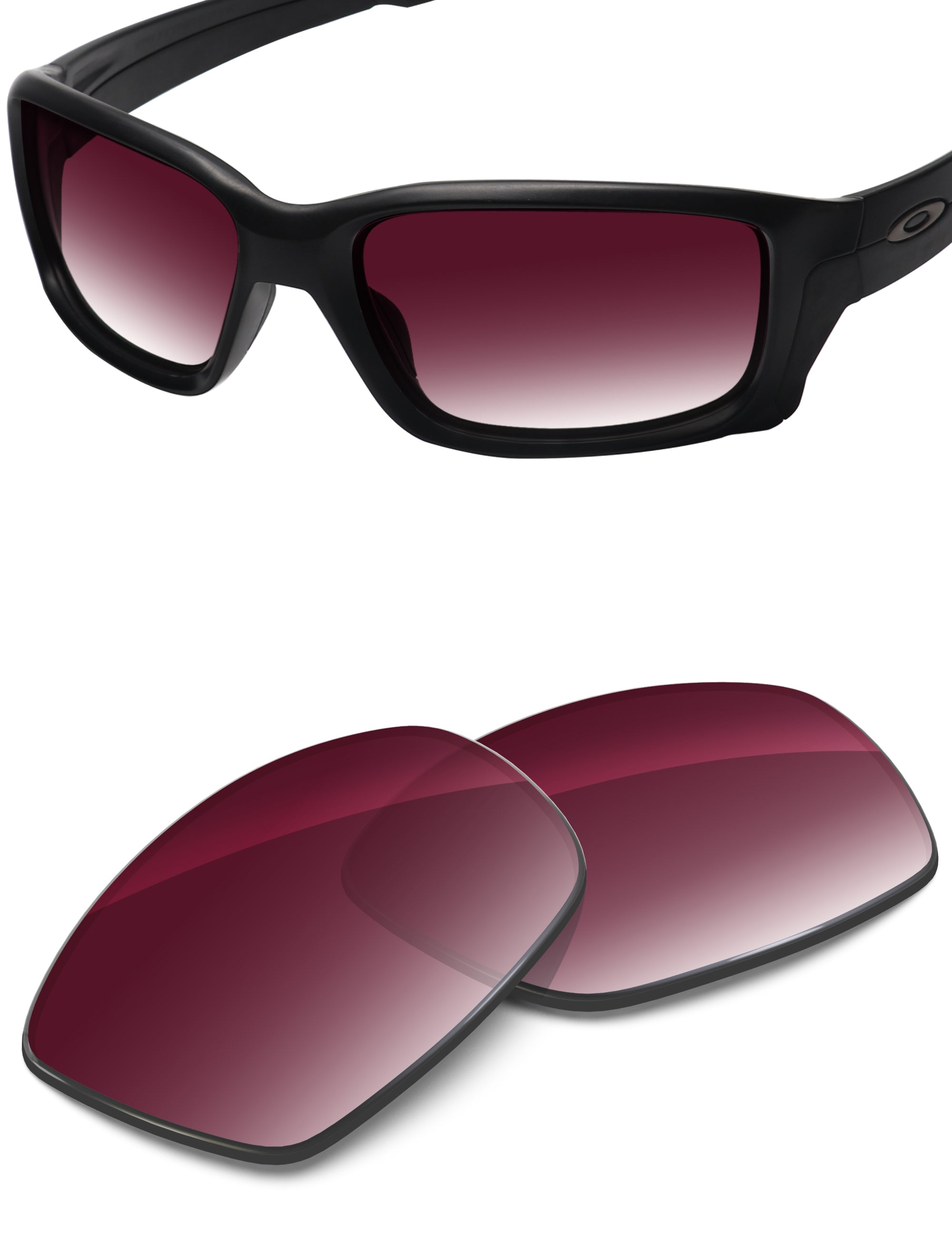 Wine Red Gradient-Non-Polarized