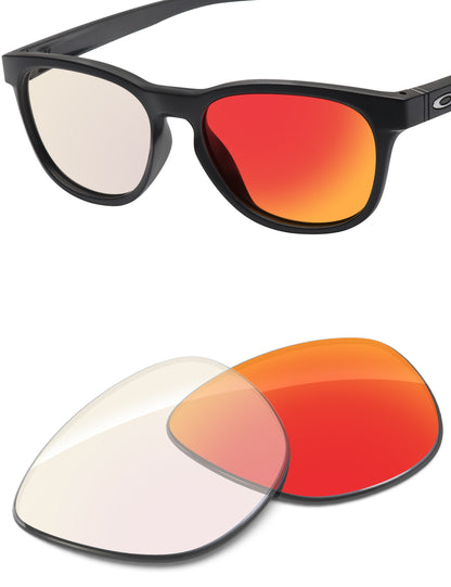 Fire Red FlashMirror™ Photochromic-Non-Polarized