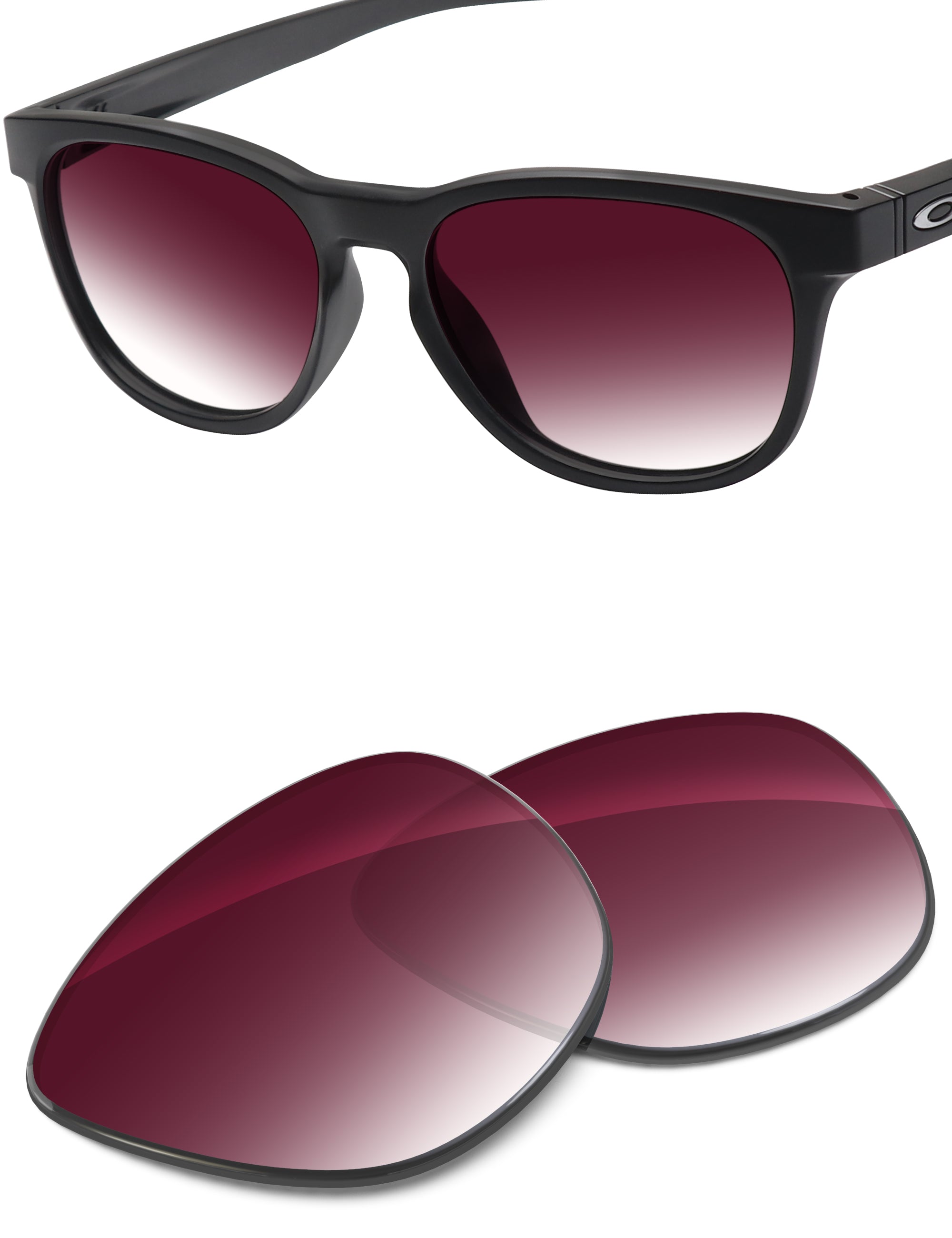 Wine Red Gradient-Non-Polarized