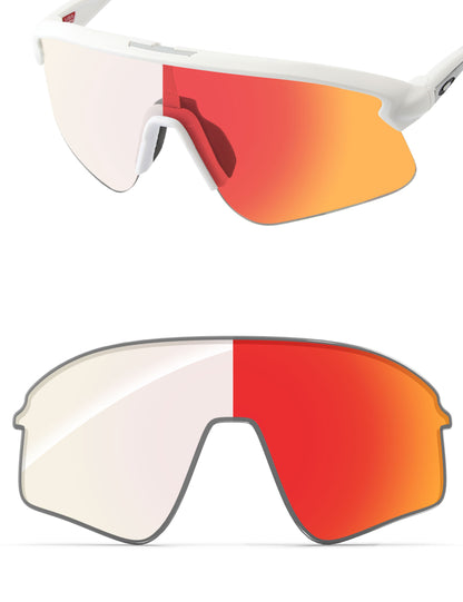 Fire Red FlashMirror™ Photochromic-Non-Polarized