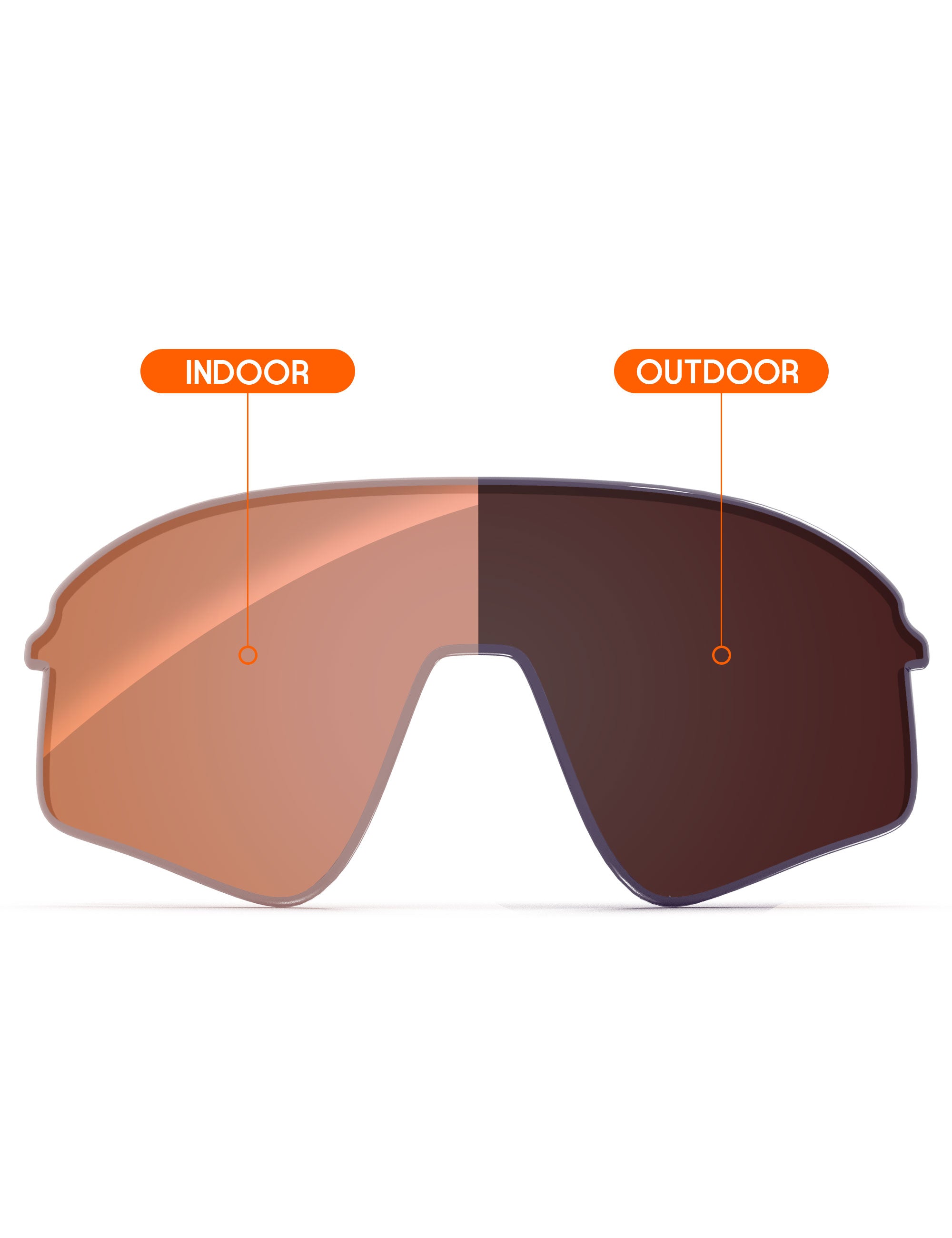 Orange Tint Photochromic-Non-Polarized