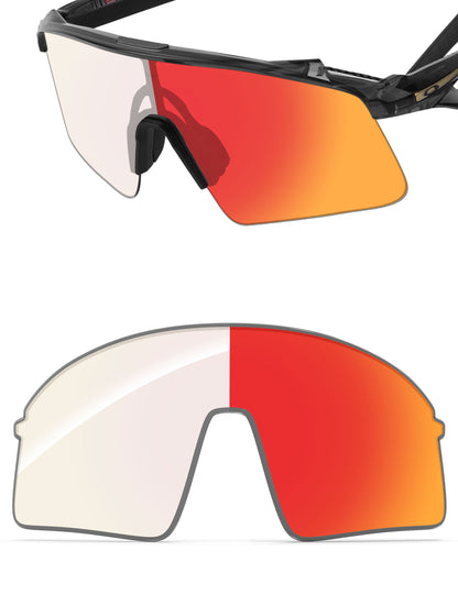 Fire Red FlashMirror™ Photochromic-Non-Polarized
