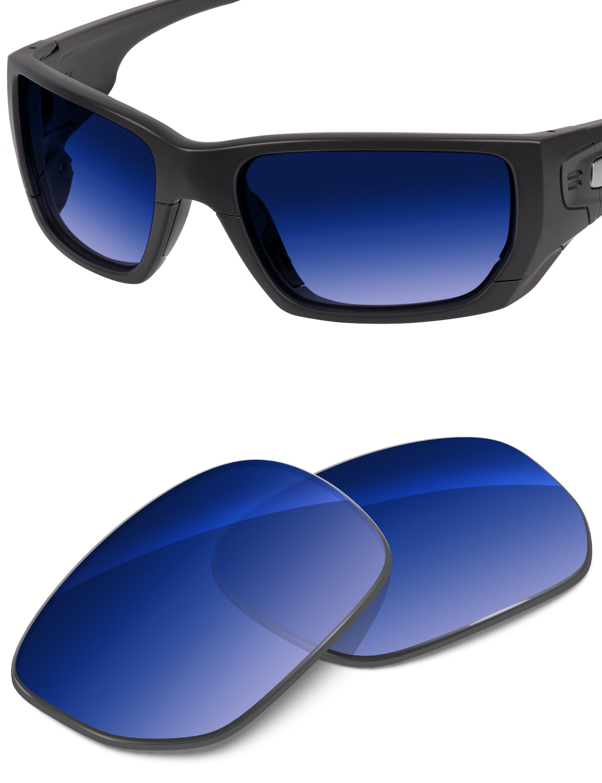 Aqua Blue Gradient-Non-Polarized