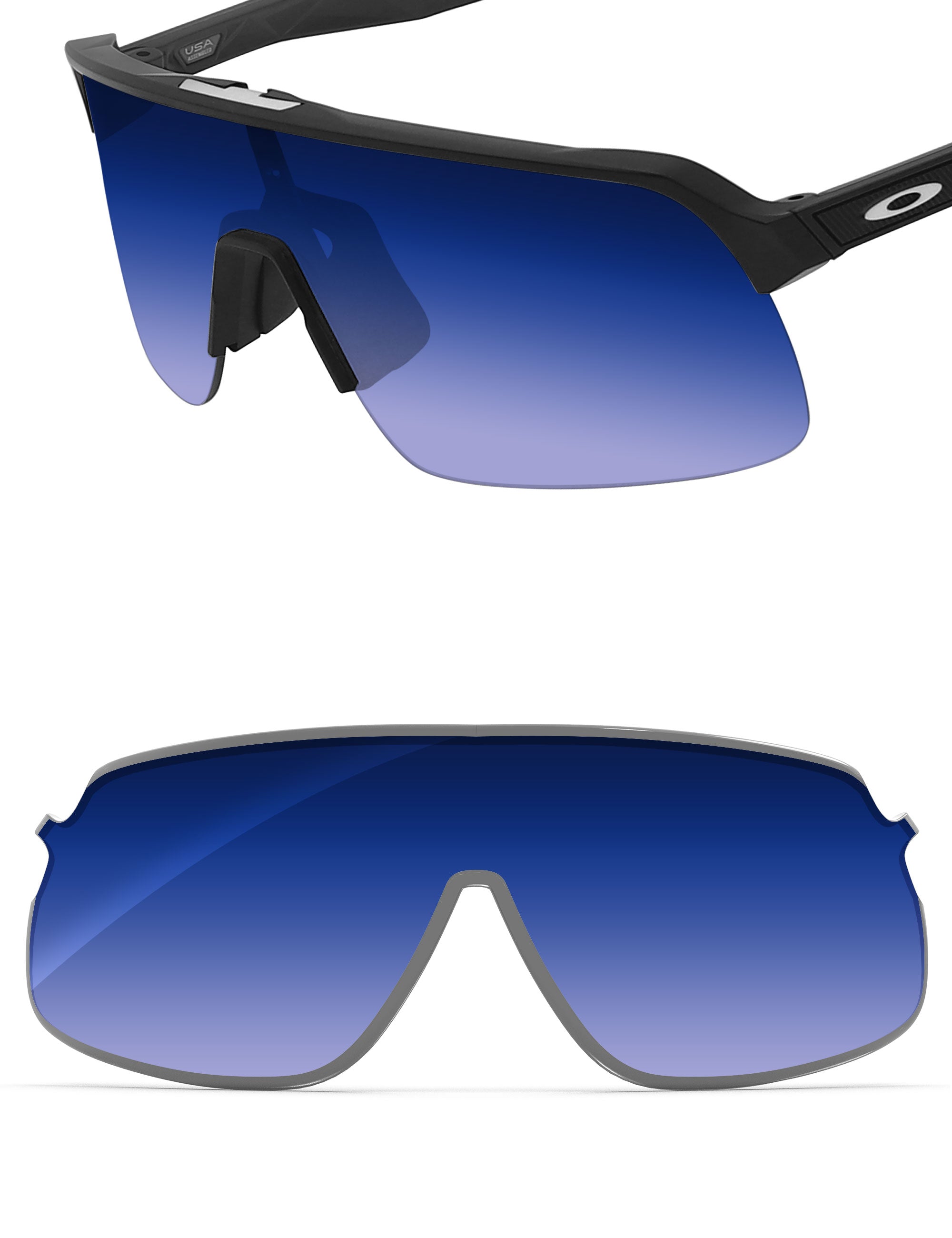 Aqua Blue Gradient-Non-Polarized