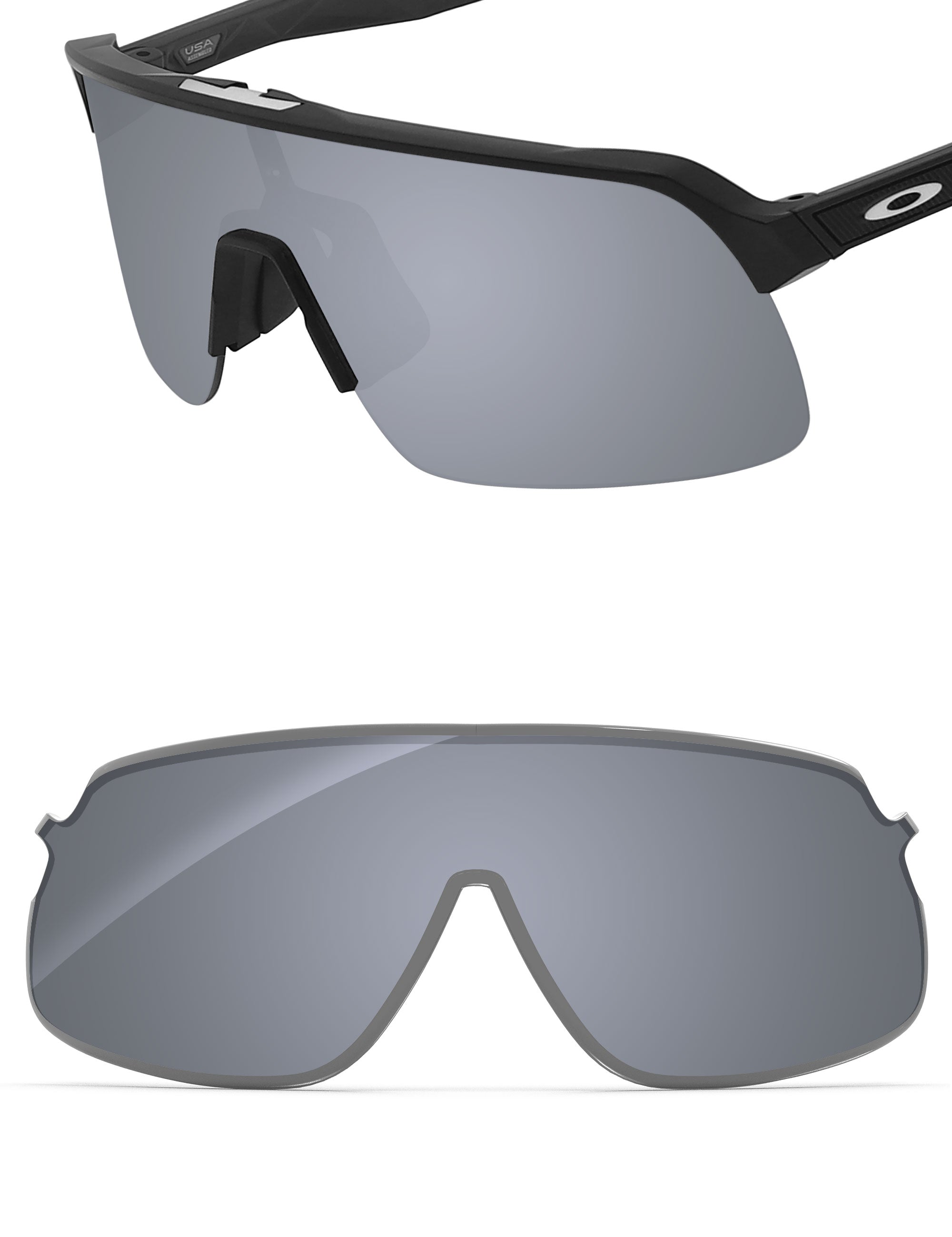 Silver Metallic FlashMirror™-Non-Polarized