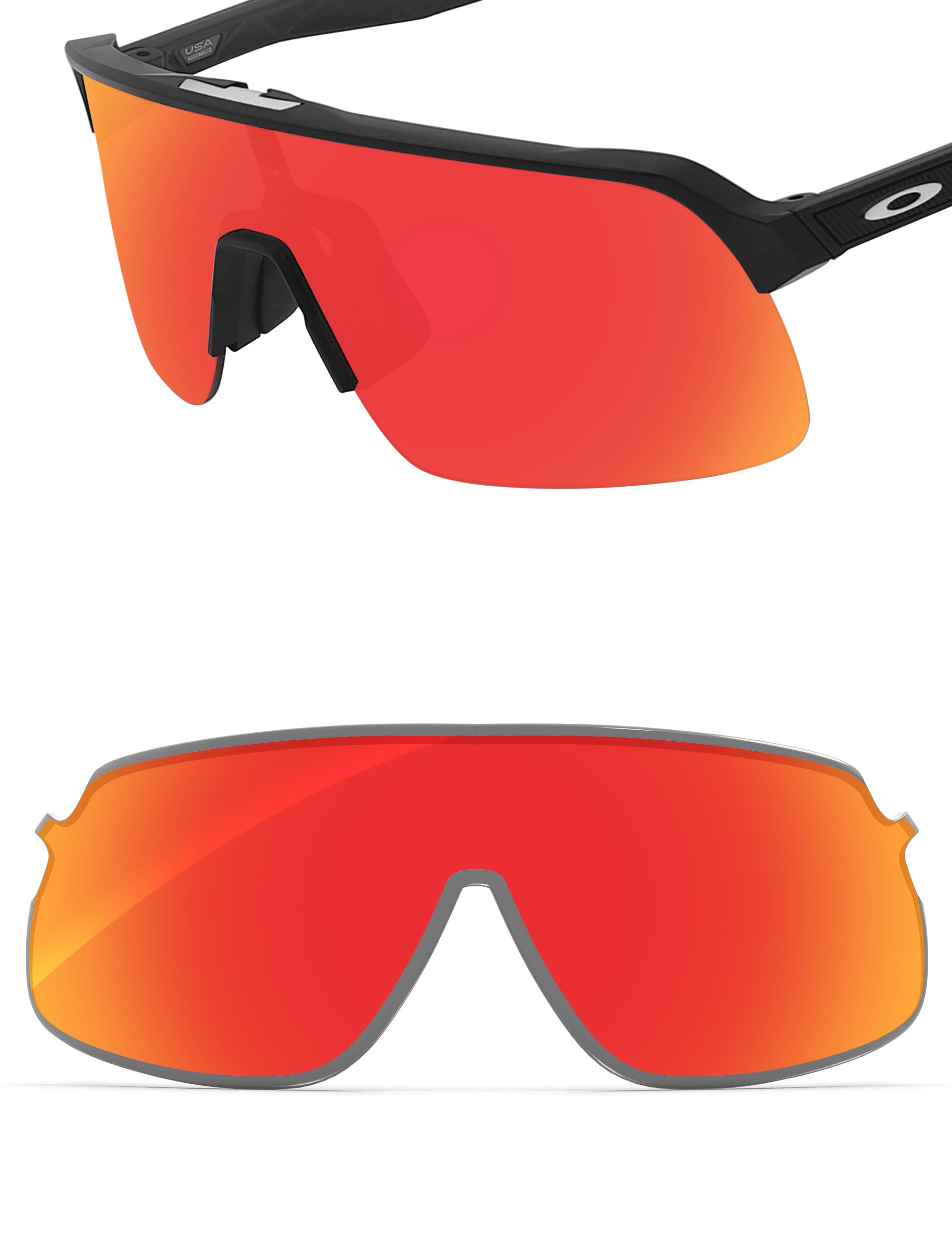 Fire Red FlashMirror™-Non-Polarized
