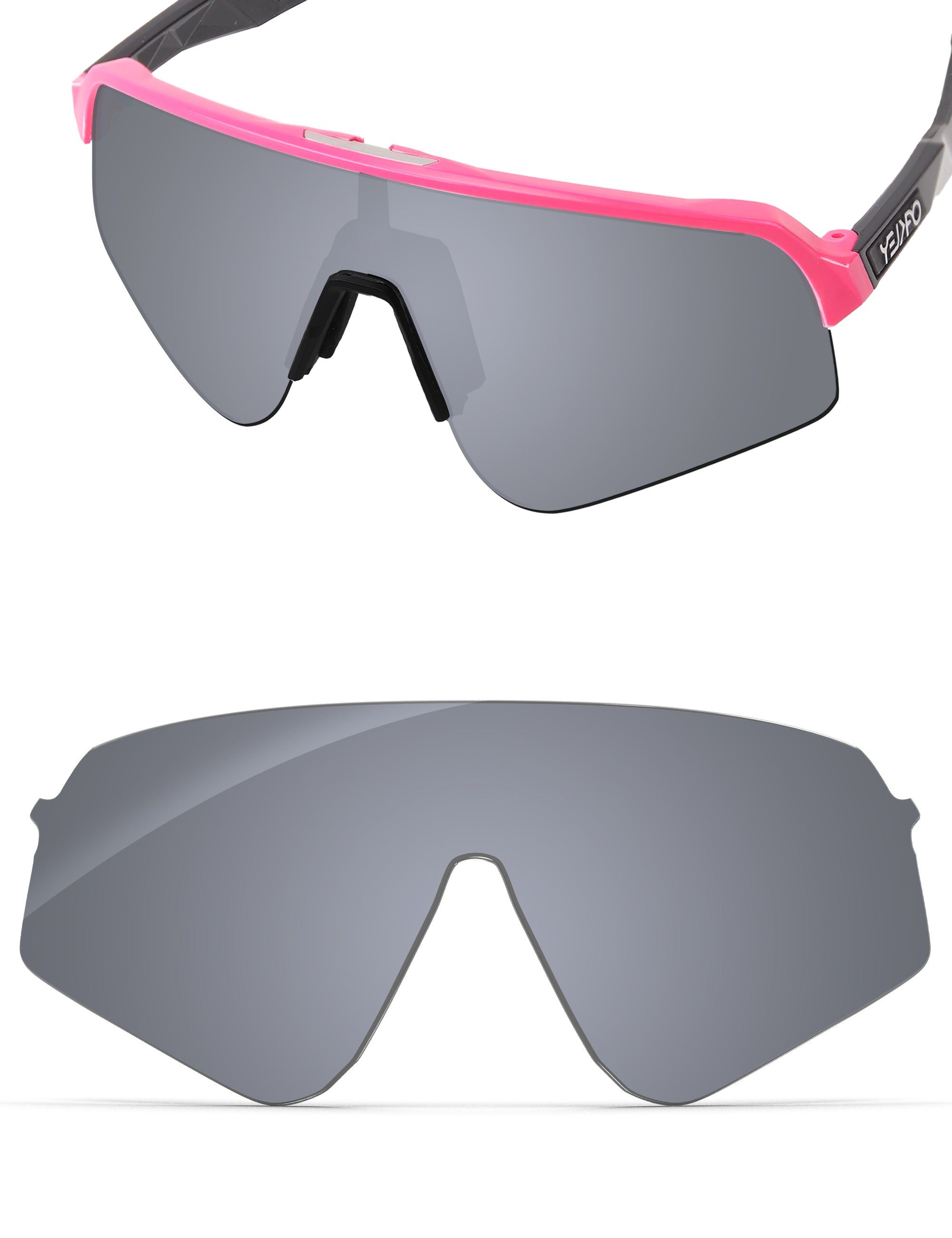 Silver Metallic FlashMirror™-Non-Polarized