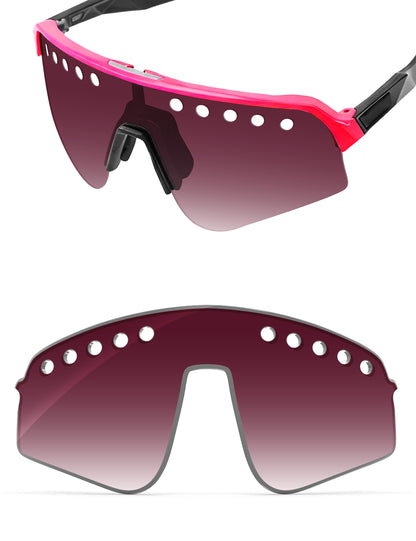 Wine Red Gradient-Non-Polarized