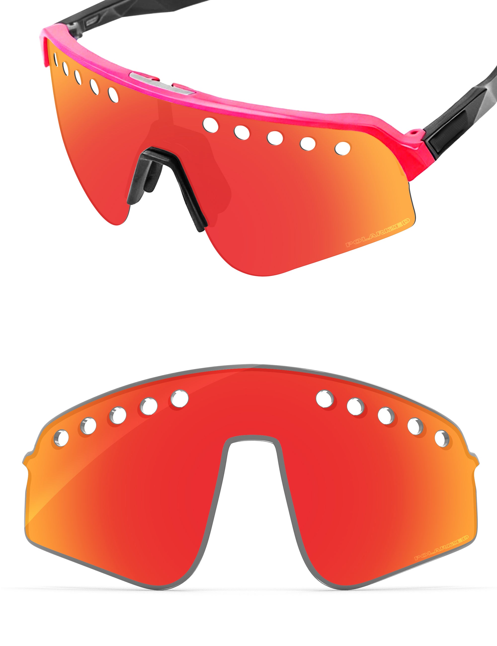 Fire Red FlashMirror™-Polarized