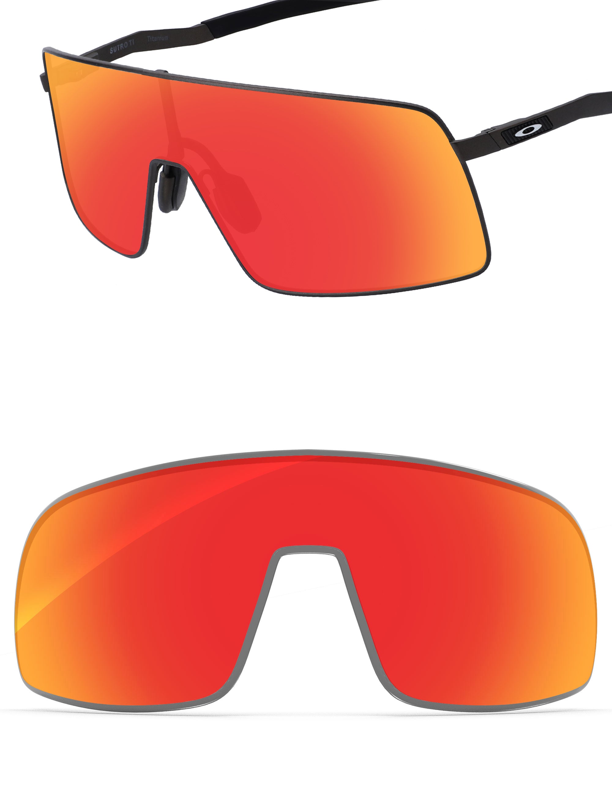 Fire Red FlashMirror™-Non-Polarized