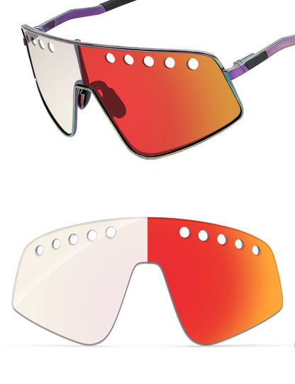 Fire Red FlashMirror™ Photochromic-Non-Polarized