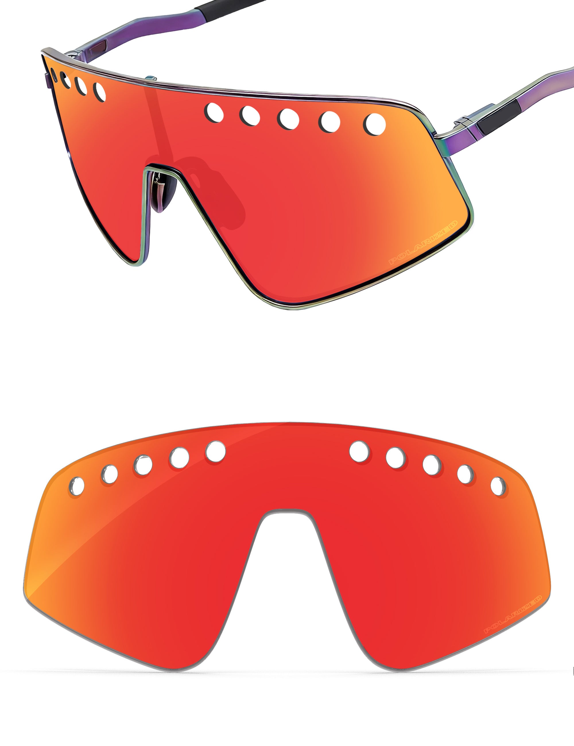 Fire Red FlashMirror™-Polarized